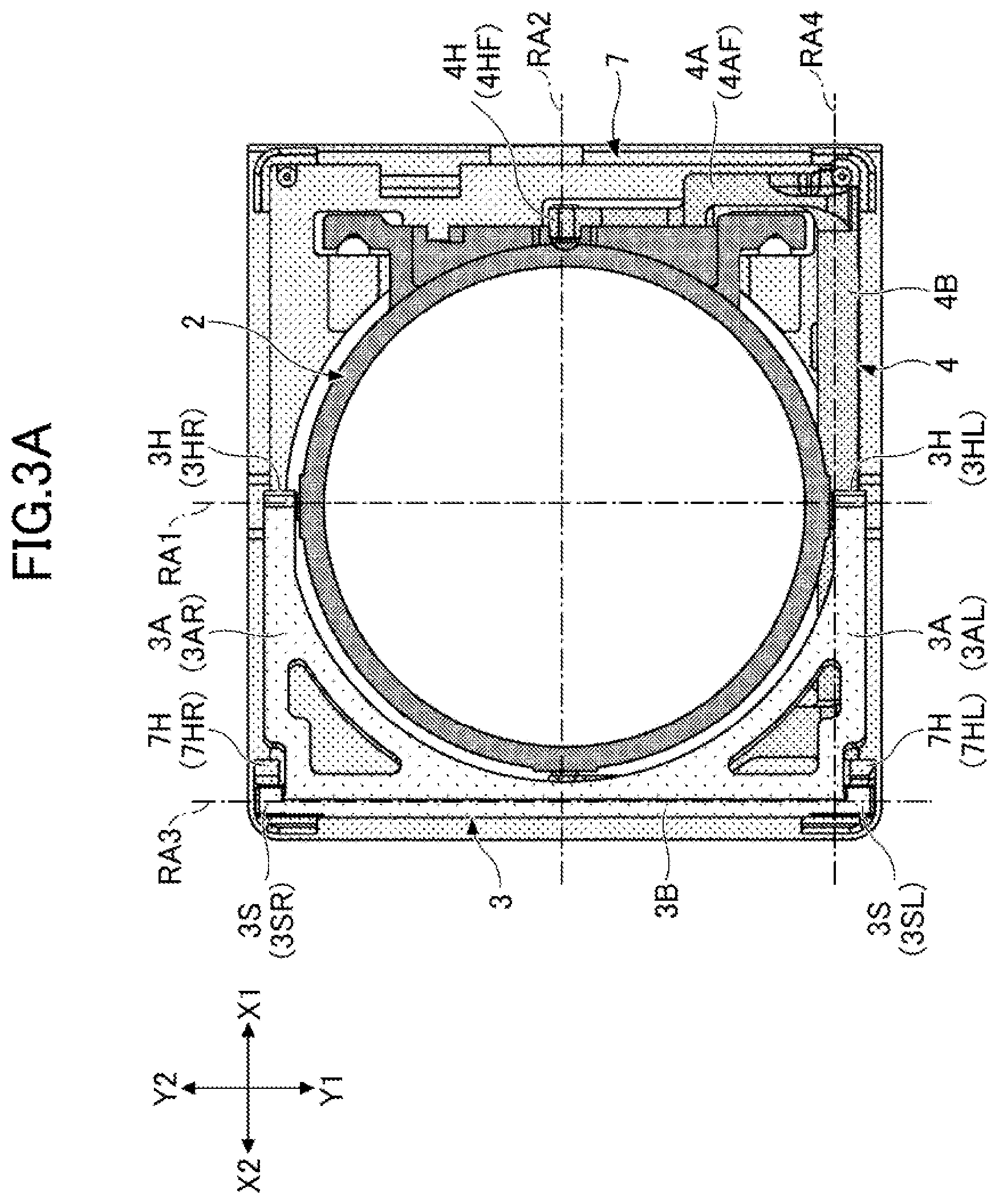 Patent US12306459 Figure 4 – Lens driving device and camera module