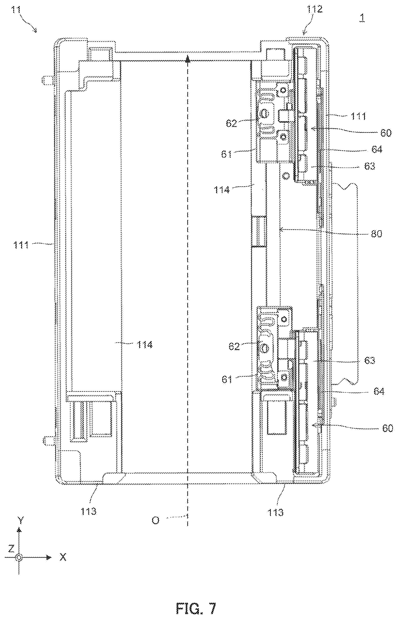 Patent US12306460 Figure 5 – Lens driving device, camera module, and camera-equipped device