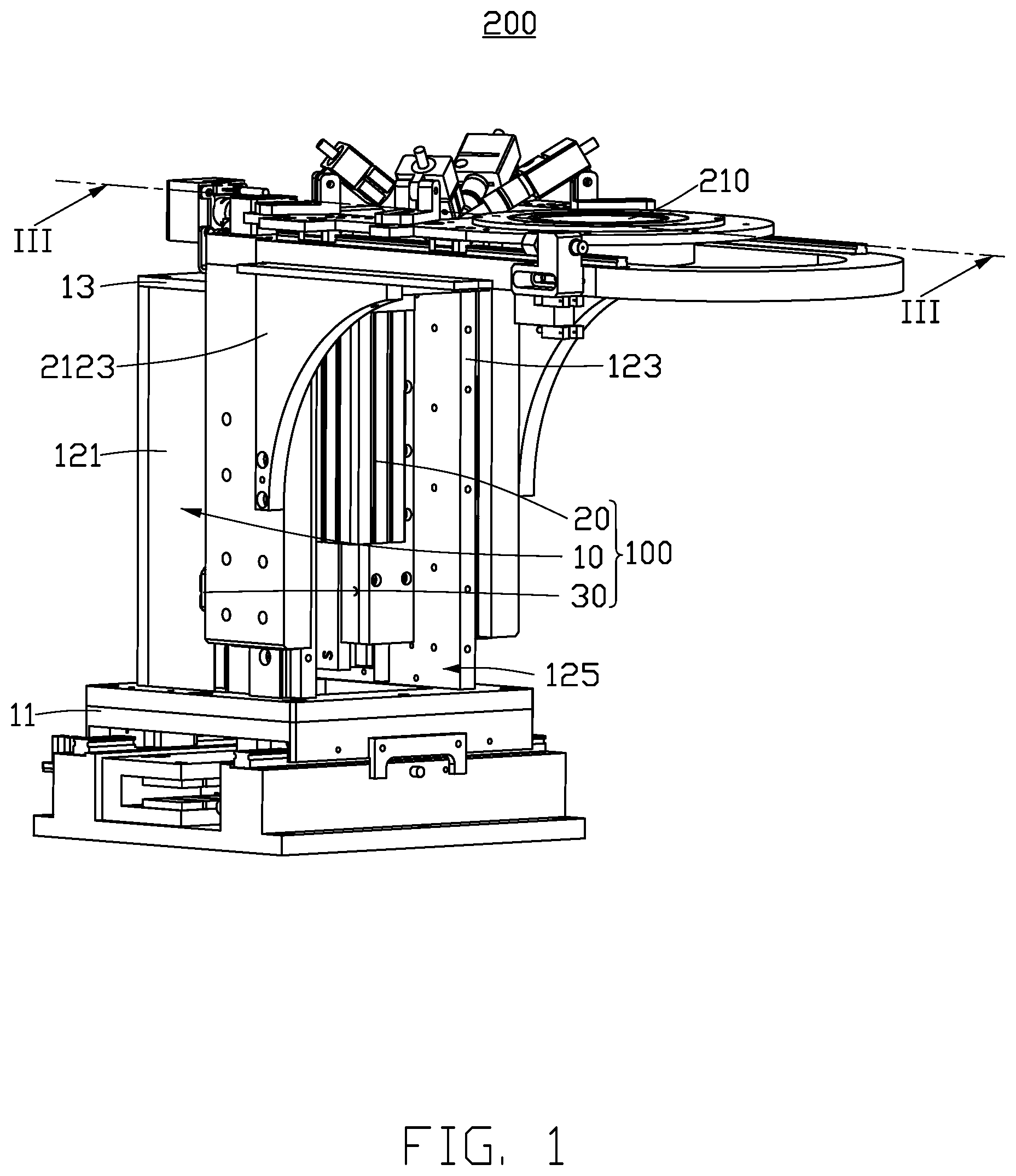 Patent US12306461 — Driving module and focusing mechanism including driving module — Figure 1