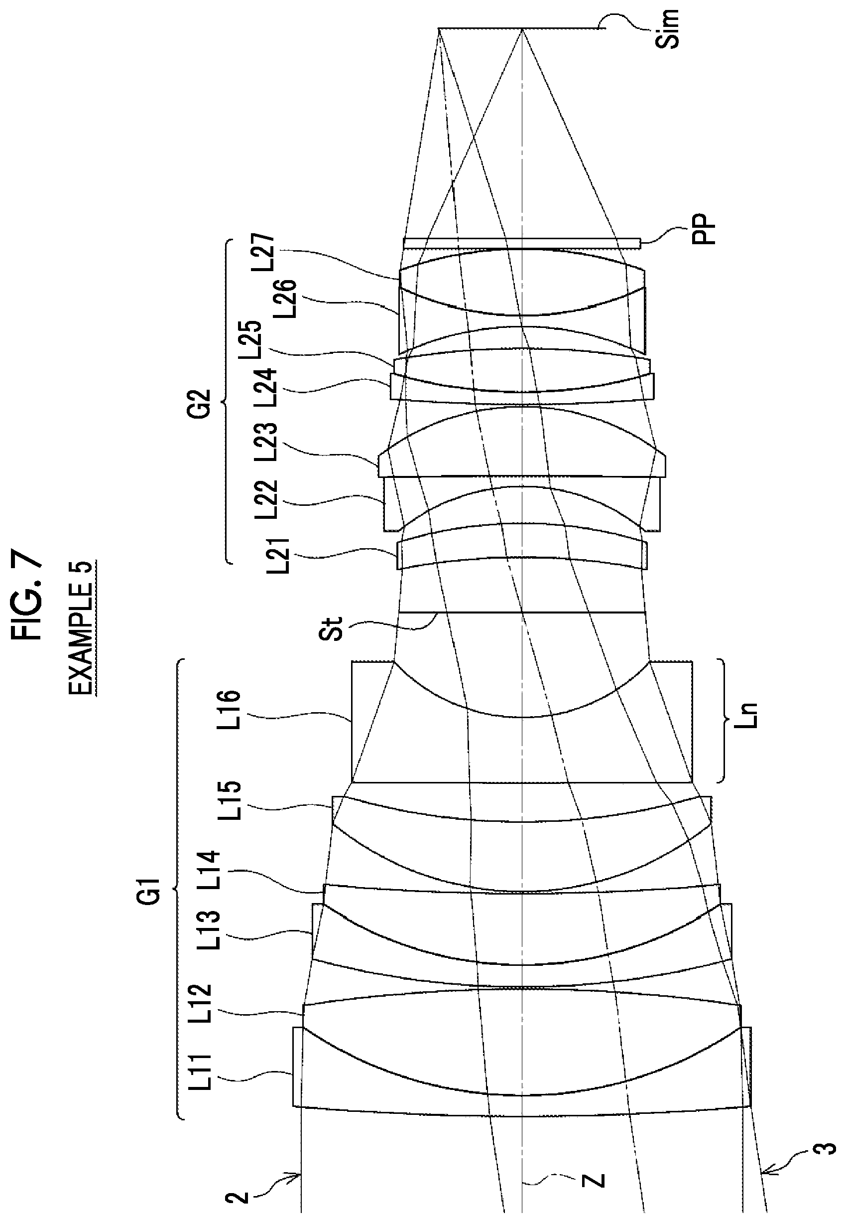 Patent US12306463 Figure 7 – Imaging lens and imaging apparatus