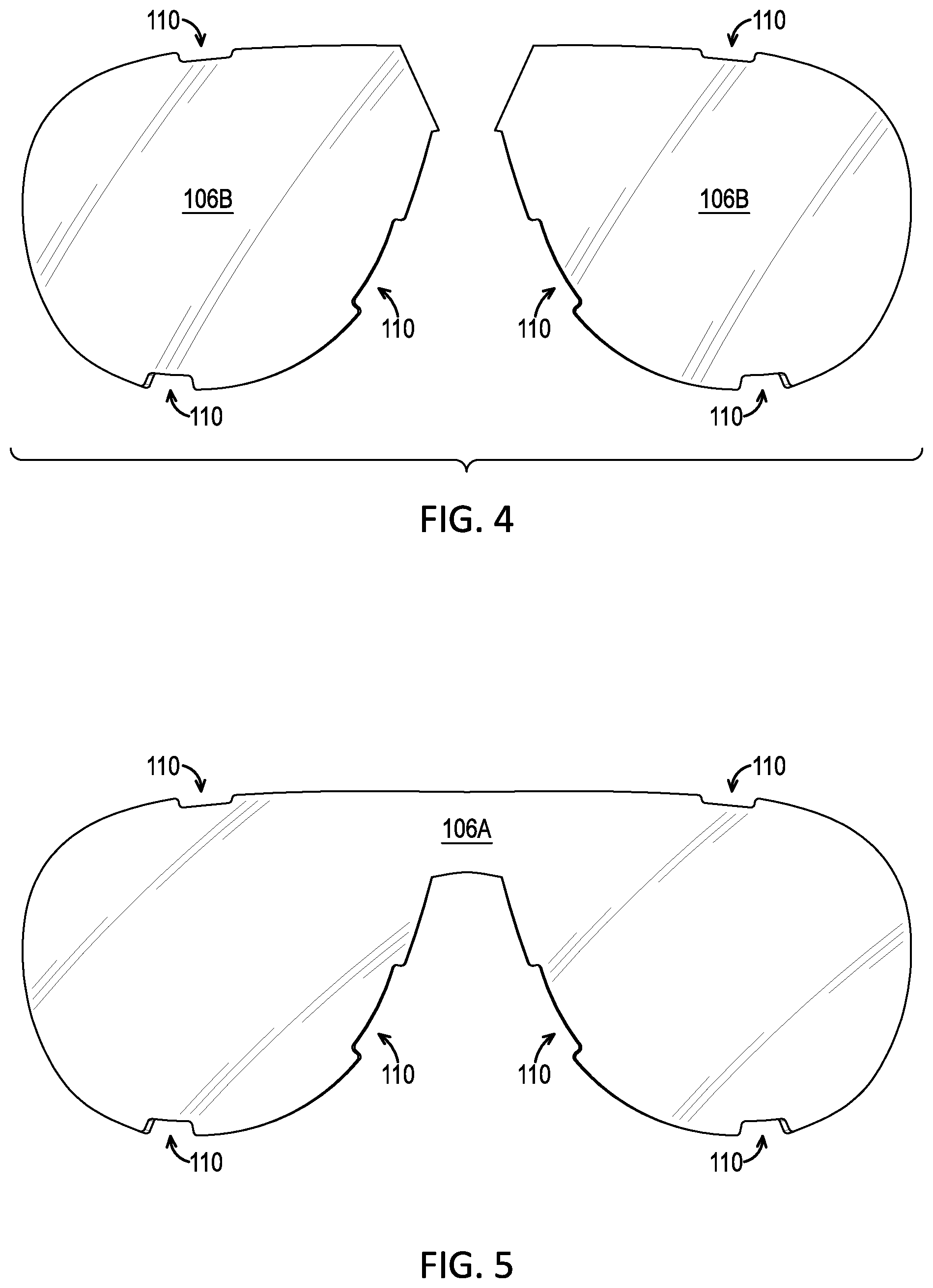Patent US12306468 Figure 4 – Eyewear having a pivotable lens retainer
