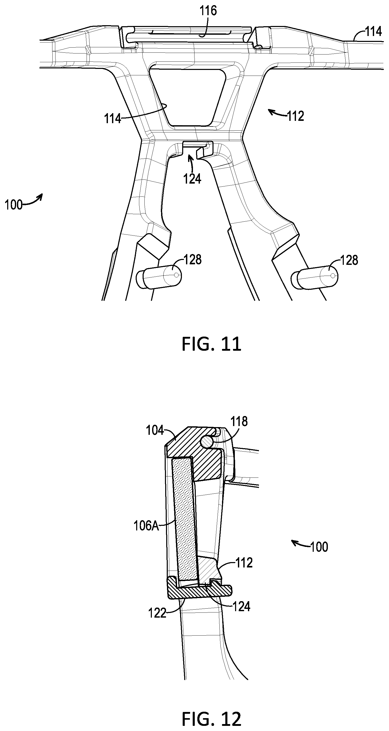 Patent US12306468 Figure 8 – Eyewear having a pivotable lens retainer