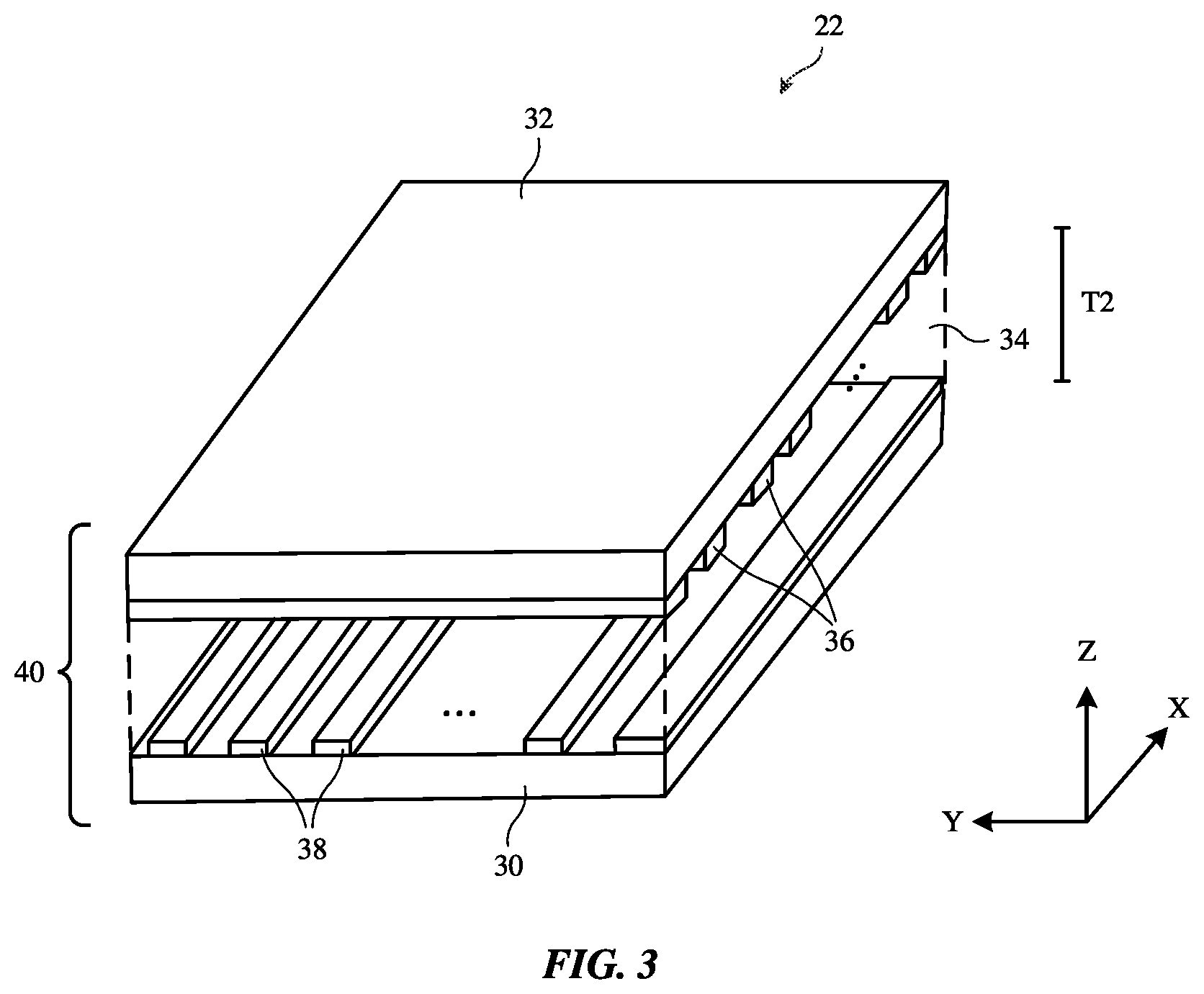 Patent US12306472 Figure 3 – Tunable lens systems with passive matrix electrode arrays