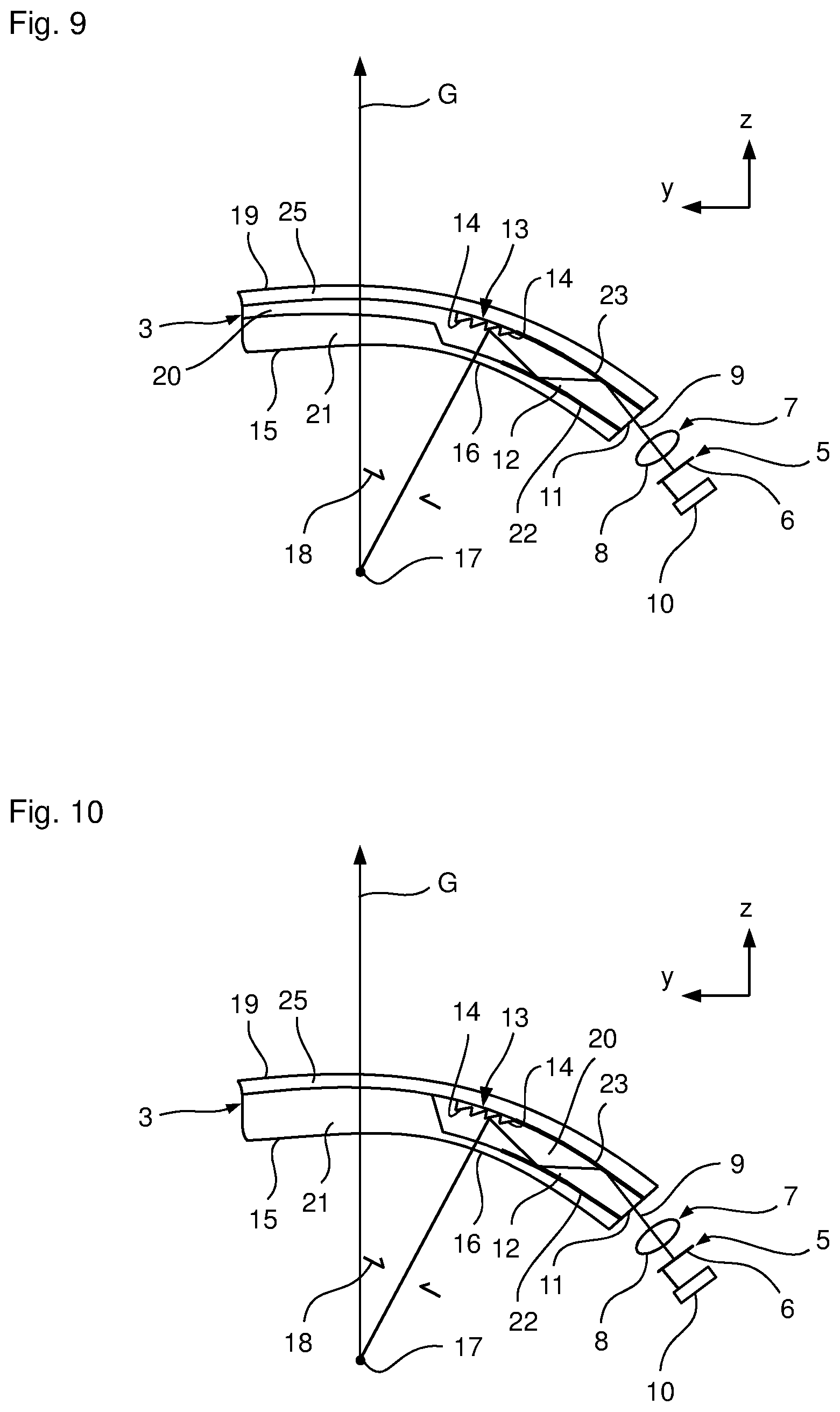 Patent US12306474 Figure 5 – Spectacle lens for a display device which can be placed on the head of a user and generates an image