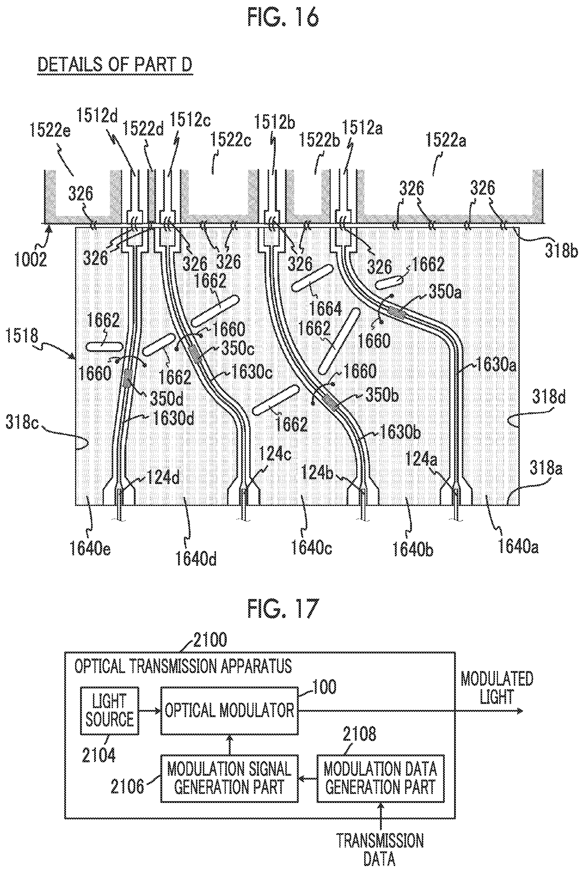 Patent US12306479 Figure 15 – Optical modulator and optical transmission apparatus using same