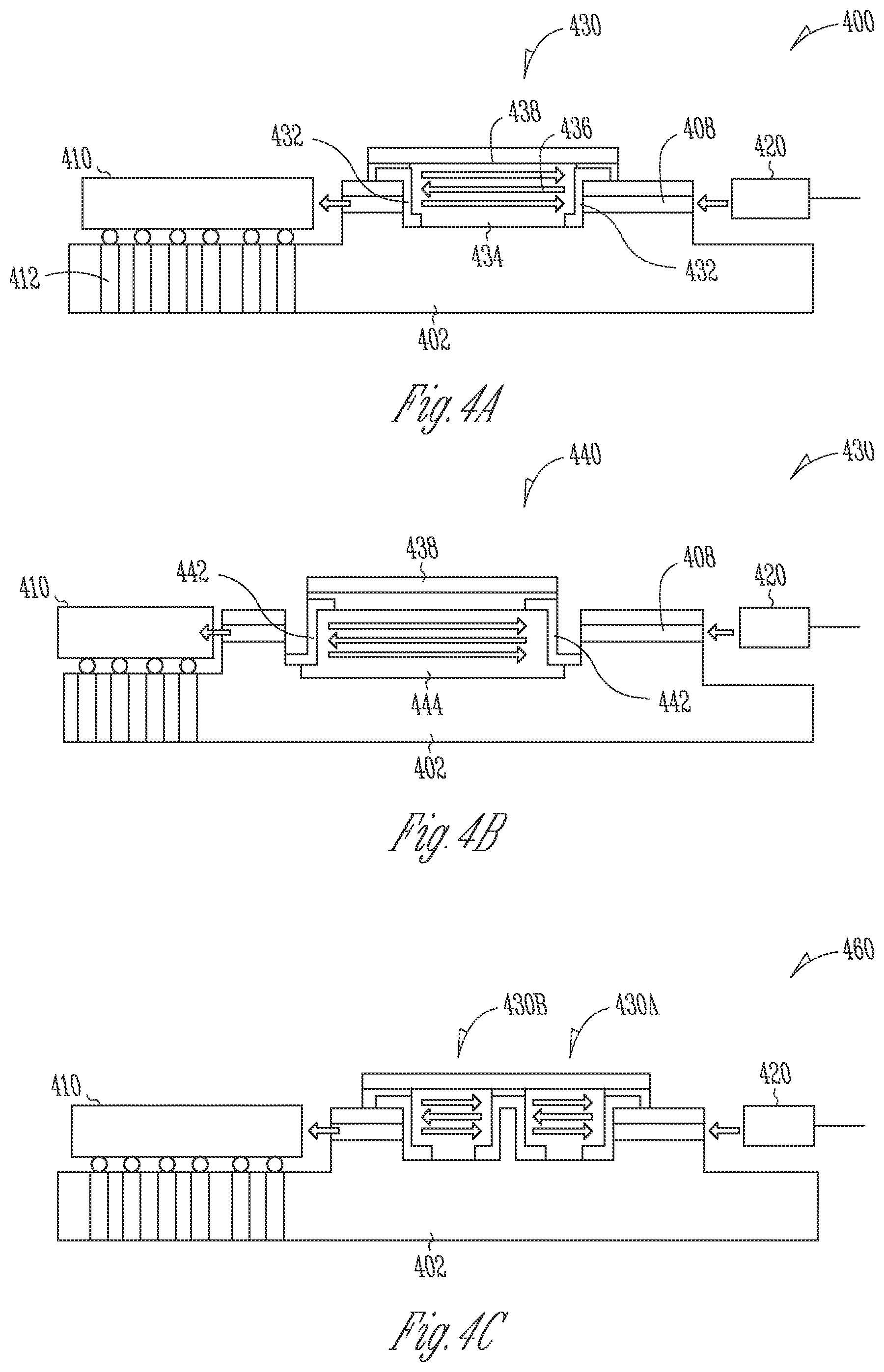 Patent US12306480 Figure 4 – Glass interposer optical resonator device and method
