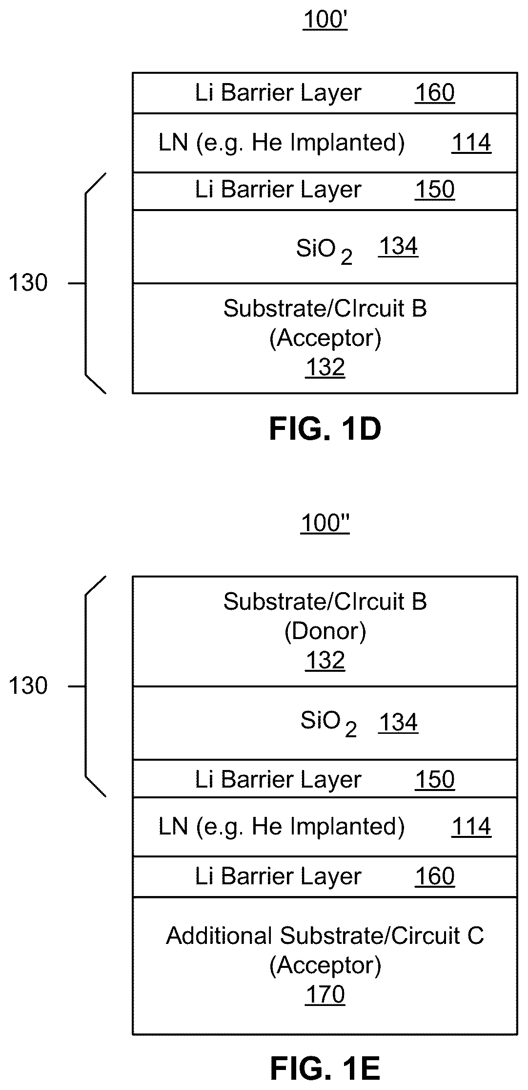 Patent US12306481 Figure 2 – Diffusion barrier layer in lithium niobate-containing photonic devices
