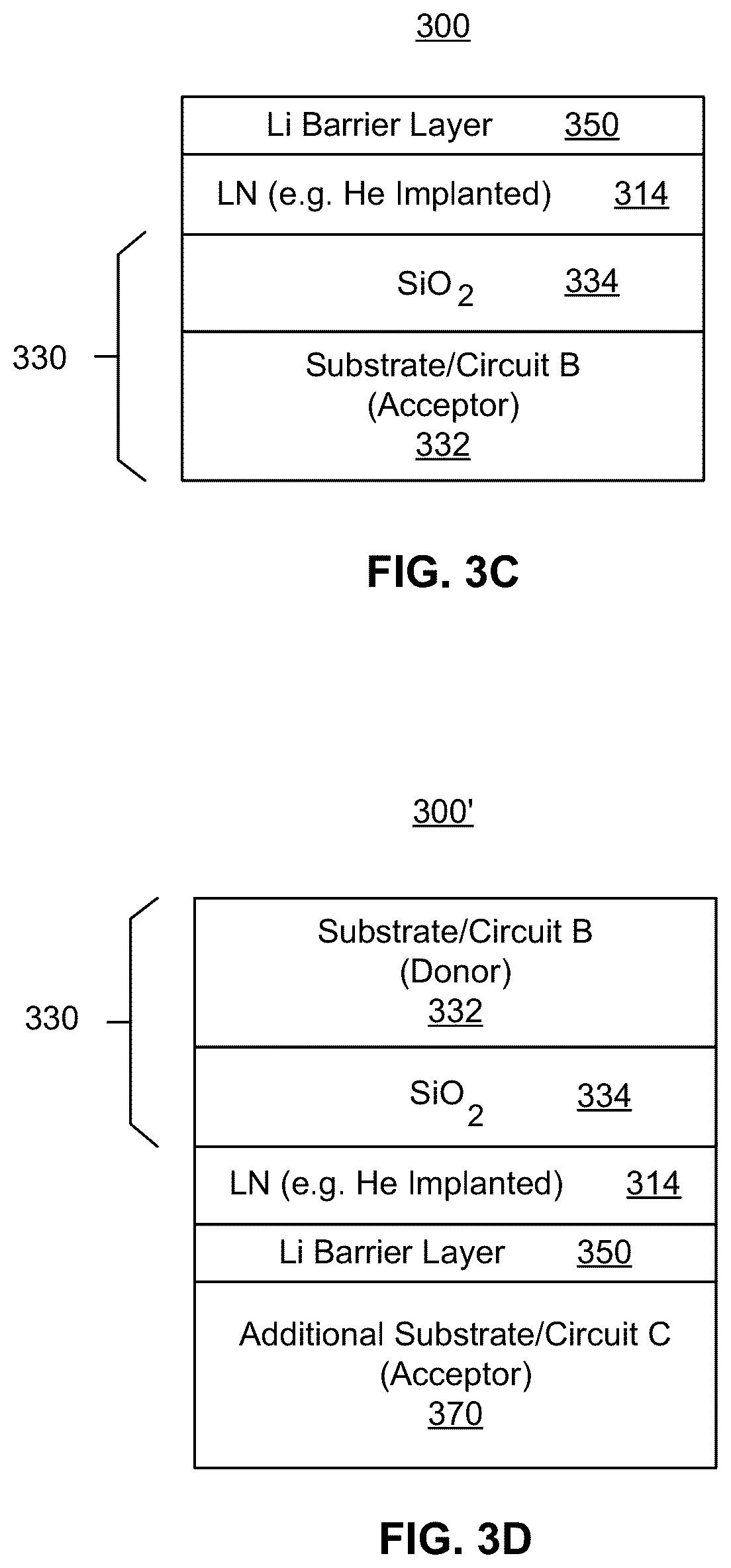 Patent US12306481 Figure 5 – Diffusion barrier layer in lithium niobate-containing photonic devices