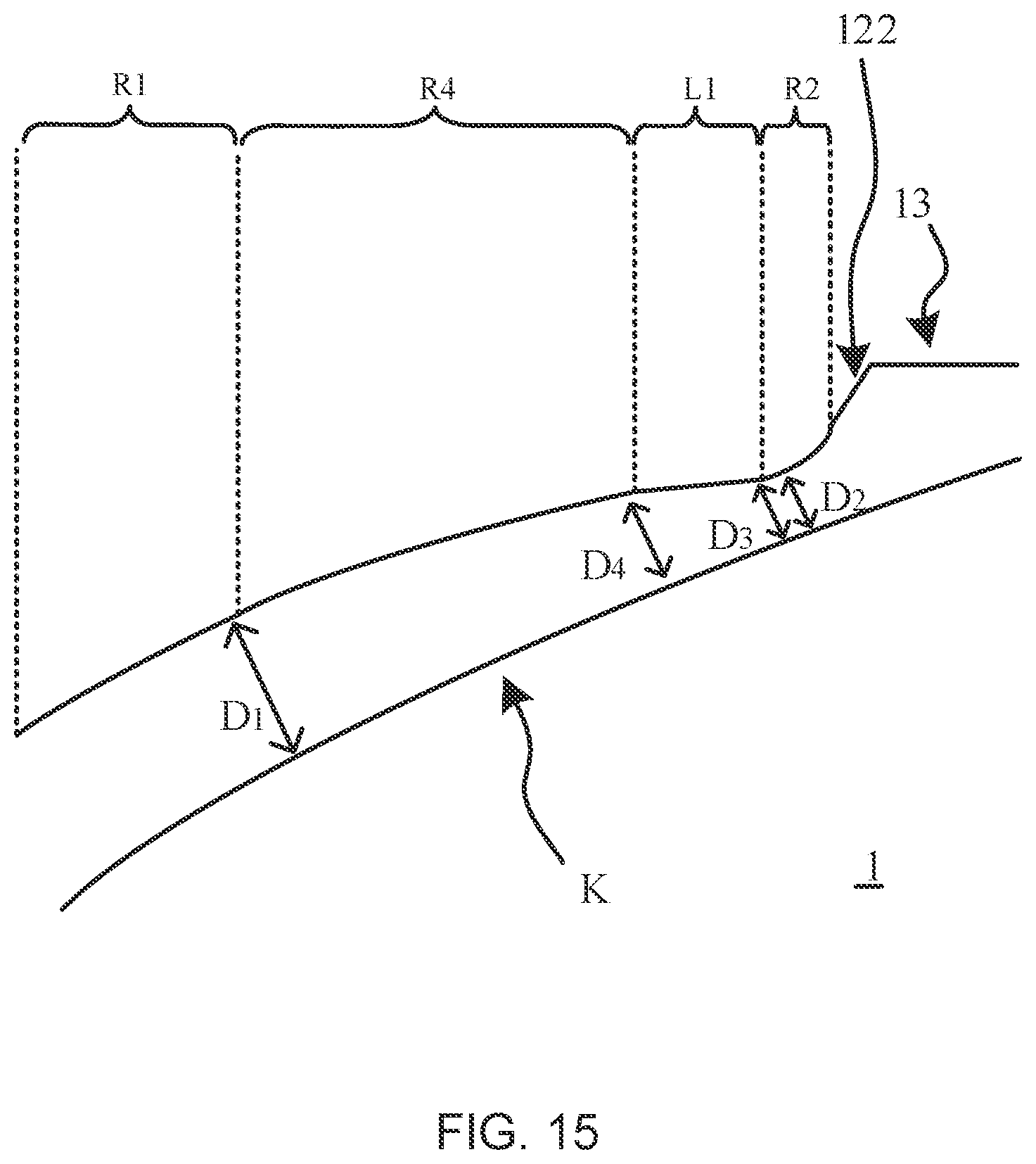 Patent US12306483 Figure 14 – Substrate and method for cutting the same, and electronic device and electronic apparatus