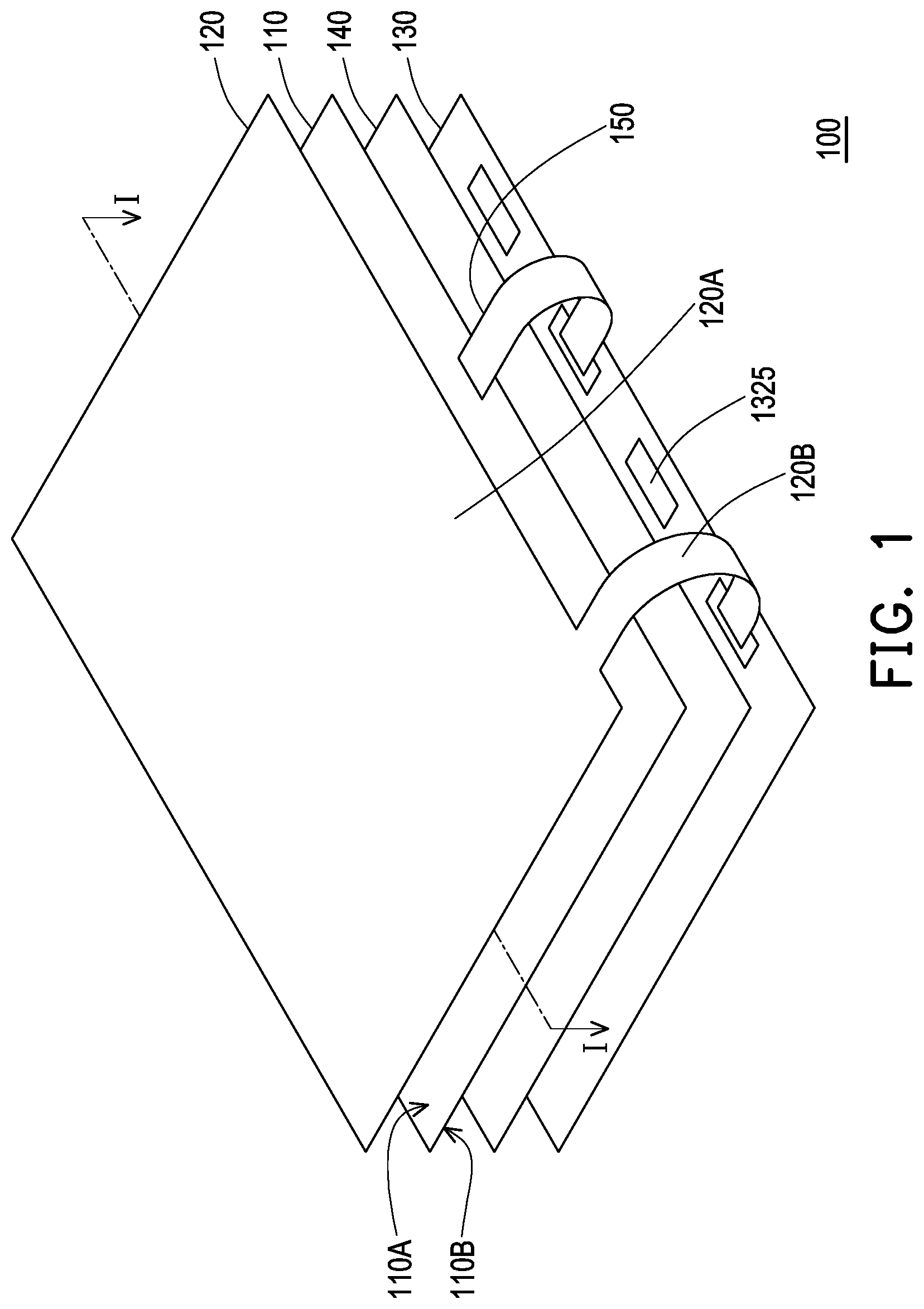 Patent US12306486 Figure 1 – Electronic device
