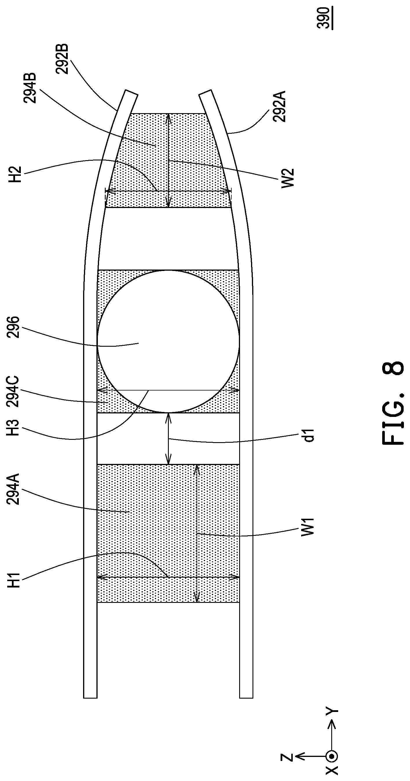 Patent US12306486 Figure 8 – Electronic device