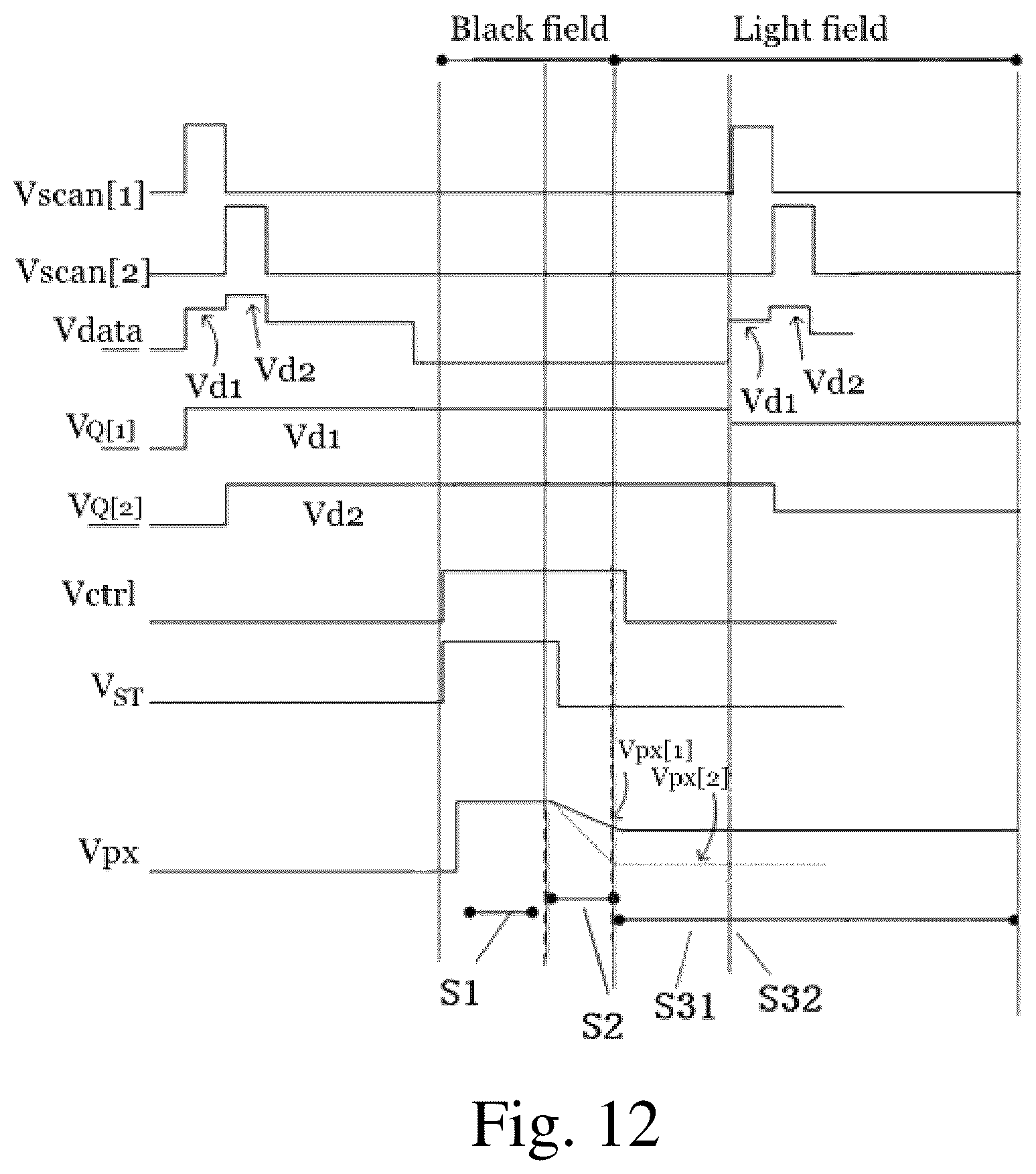 Patent US12306487 Figure 11 – Control circuit and control method for liquid crystal pixels