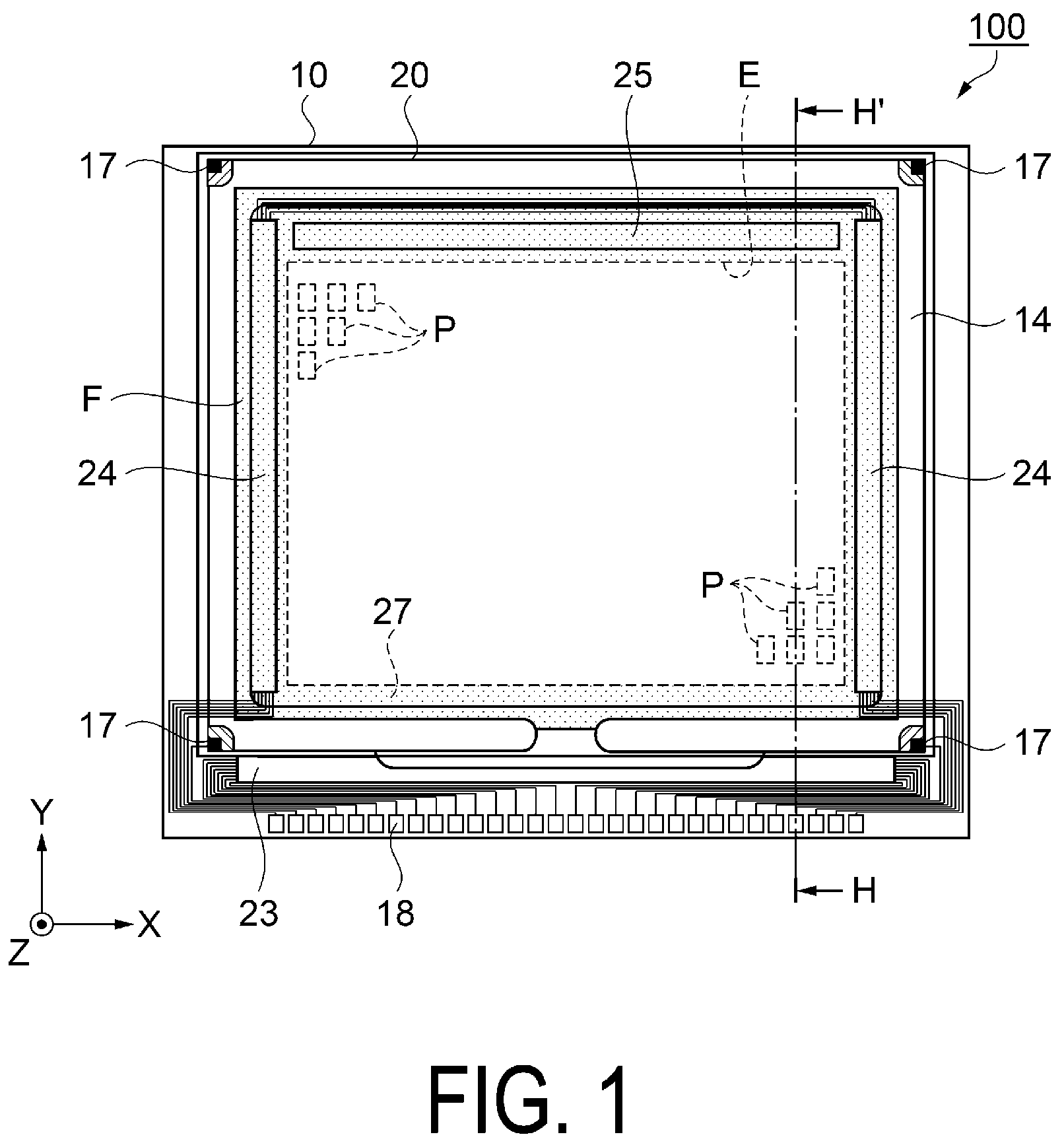 Patent US12306488 — Liquid crystal device, electronic device, and diagnostic system for measuring state of liquid crystal panel — Figure 1