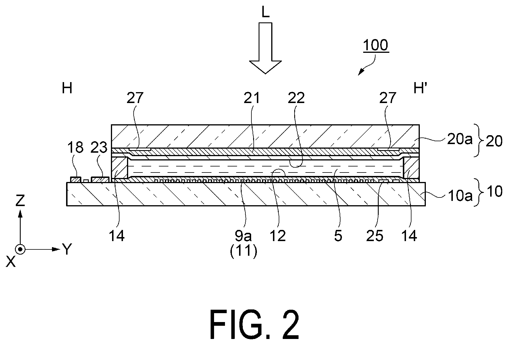 Patent US12306488 Figure 2 – Liquid crystal device, electronic device, and diagnostic system for measuring state of liquid crystal panel