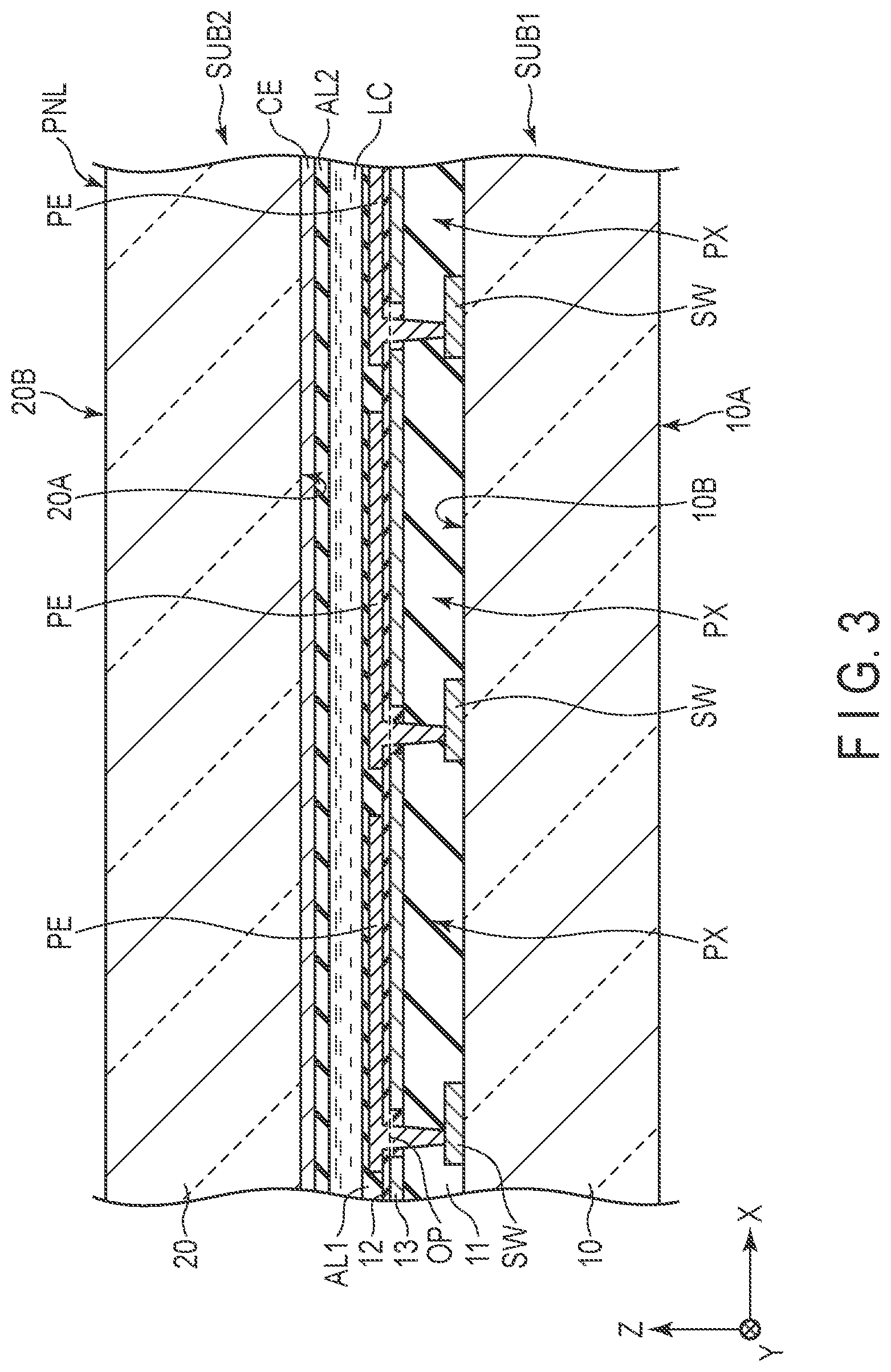 Patent US12306491 Figure 3 – Display device