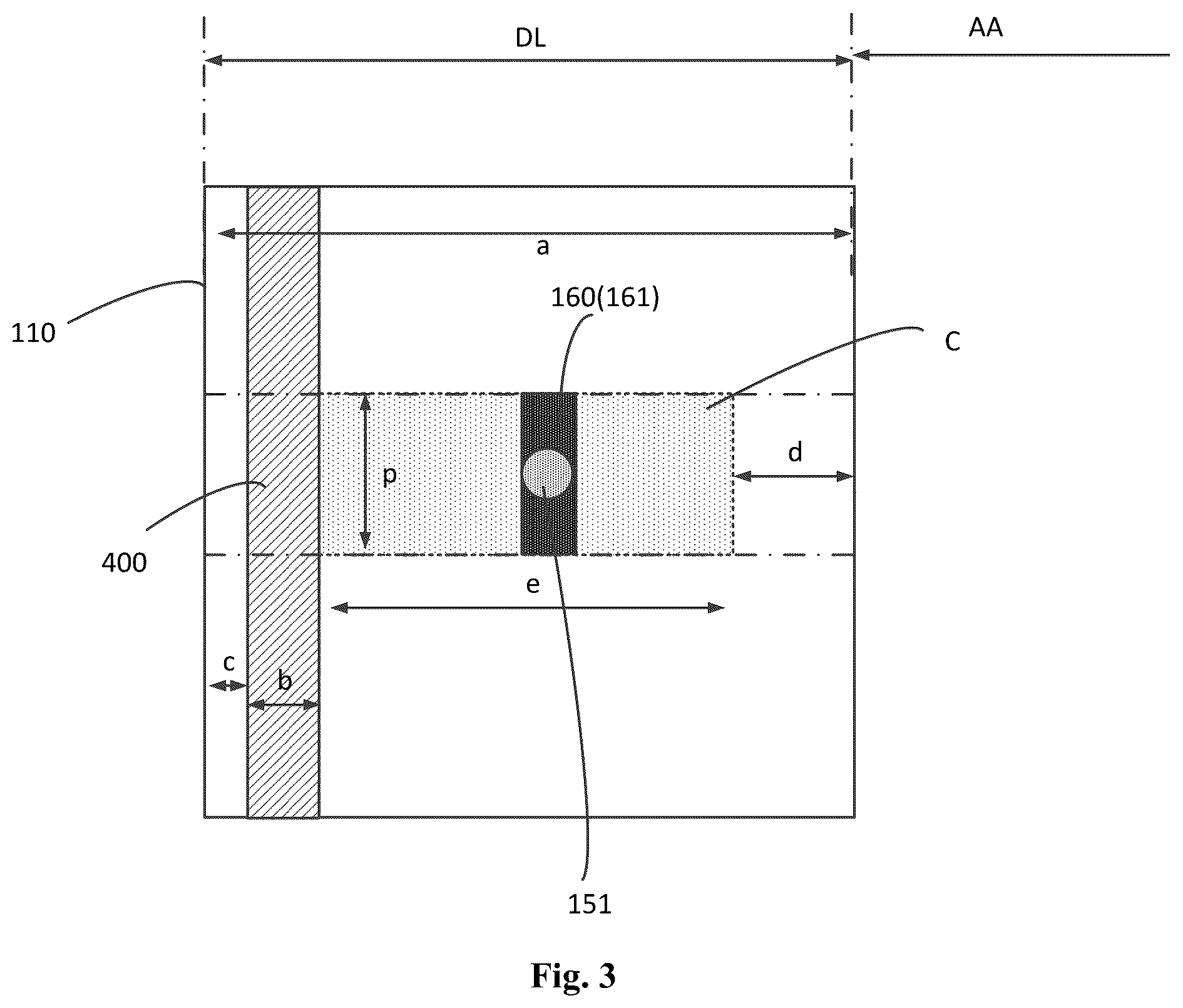 Patent US12306492 Figure 2 – Display panel, method for manufacturing same, and display device