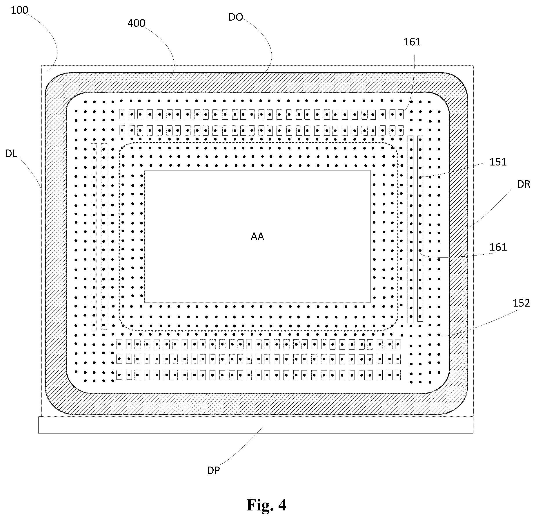 Patent US12306492 Figure 3 – Display panel, method for manufacturing same, and display device