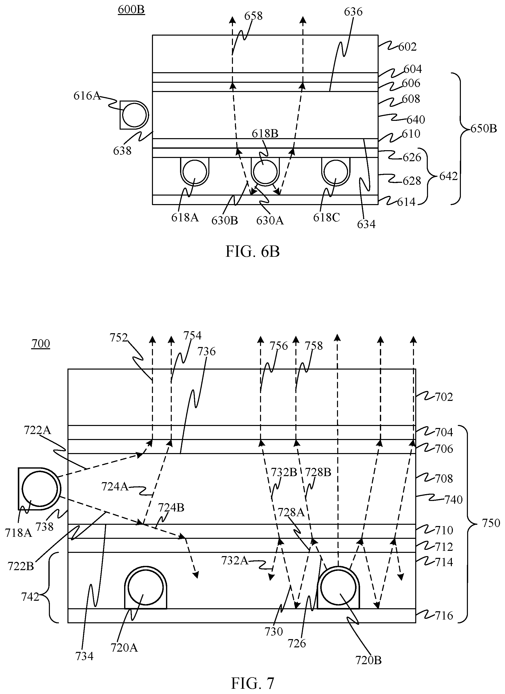 Patent US12306494 Figure 6 – Compound backlight with edge lighting