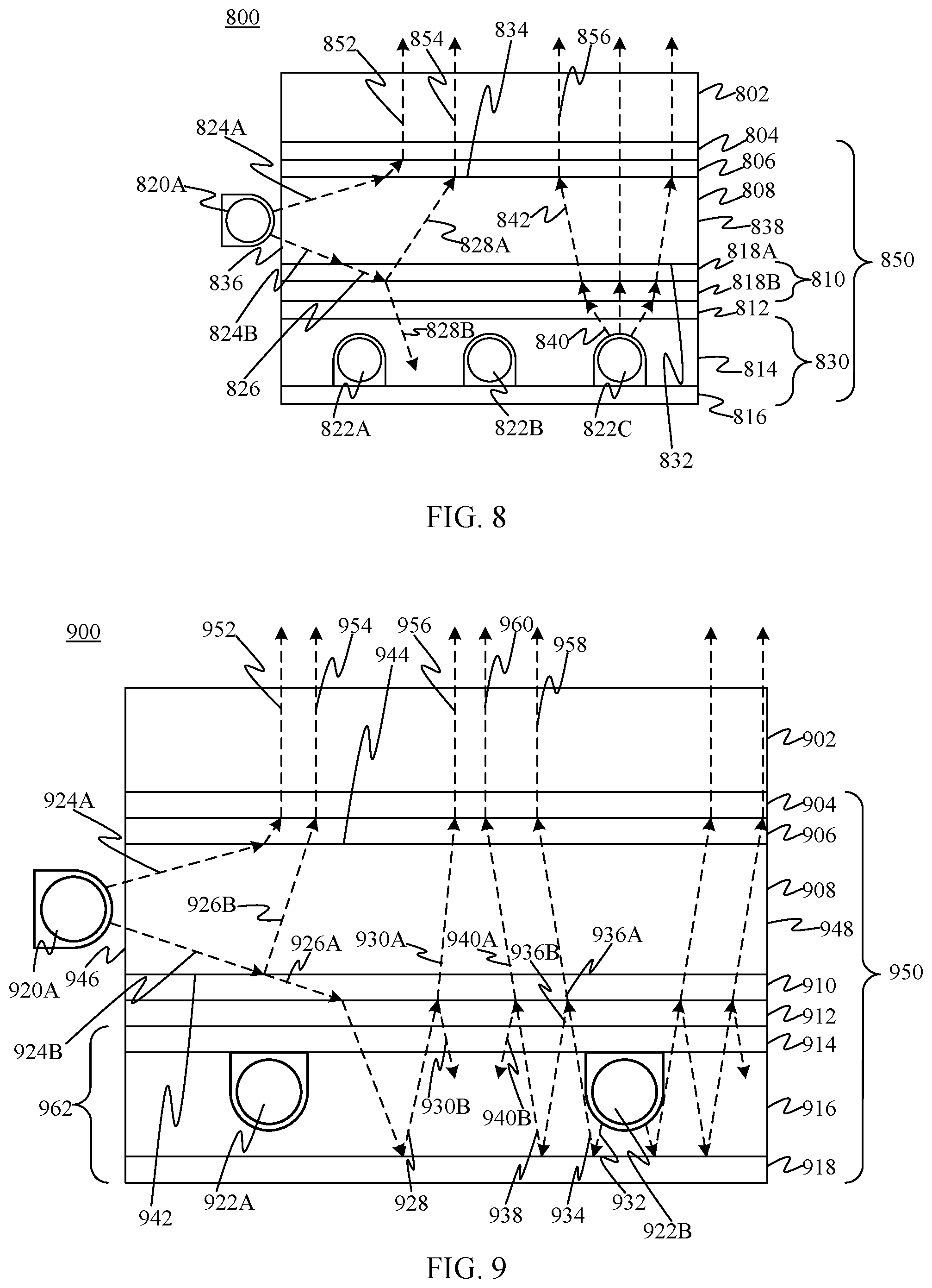 Patent US12306494 Figure 7 – Compound backlight with edge lighting