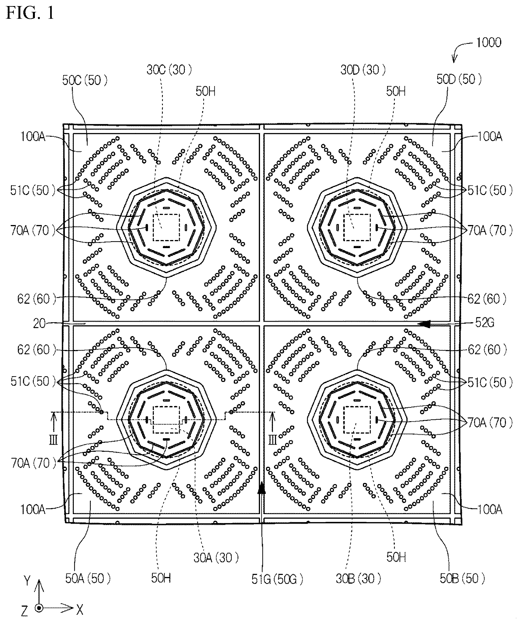 Patent US12306496 Figure 1 – Light-emitting device
