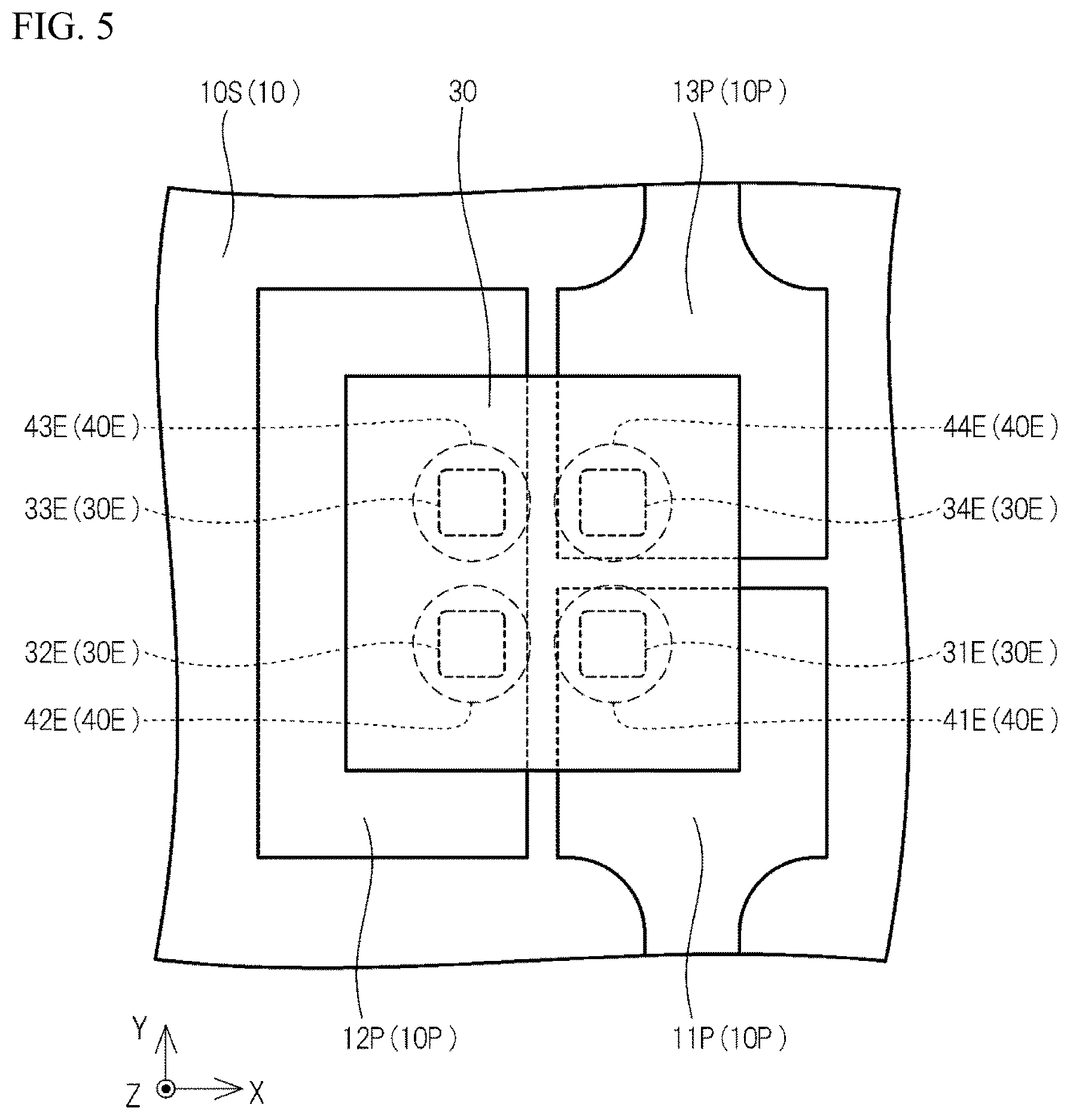 Patent US12306496 Figure 5 – Light-emitting device