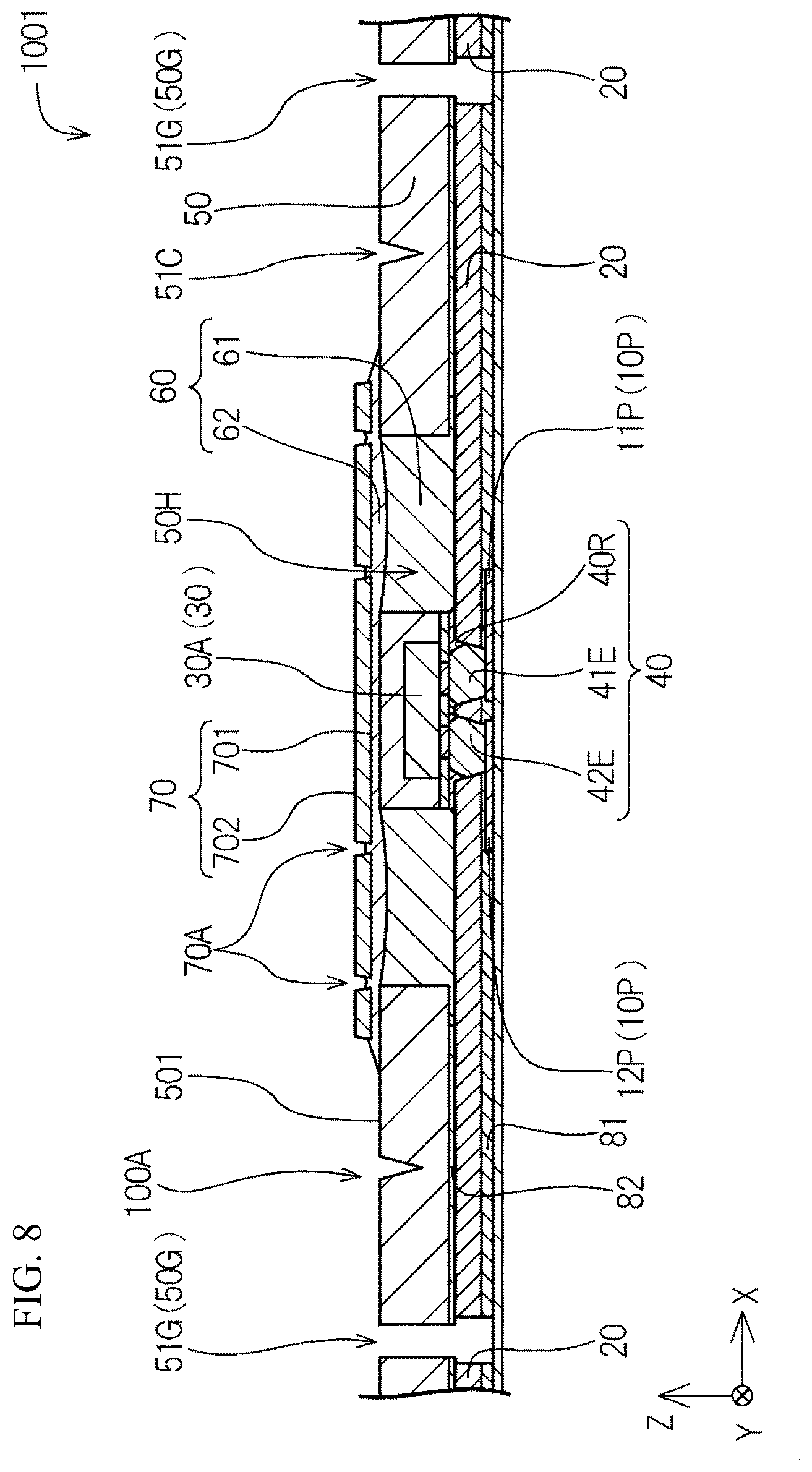 Patent US12306496 Figure 10 – Light-emitting device