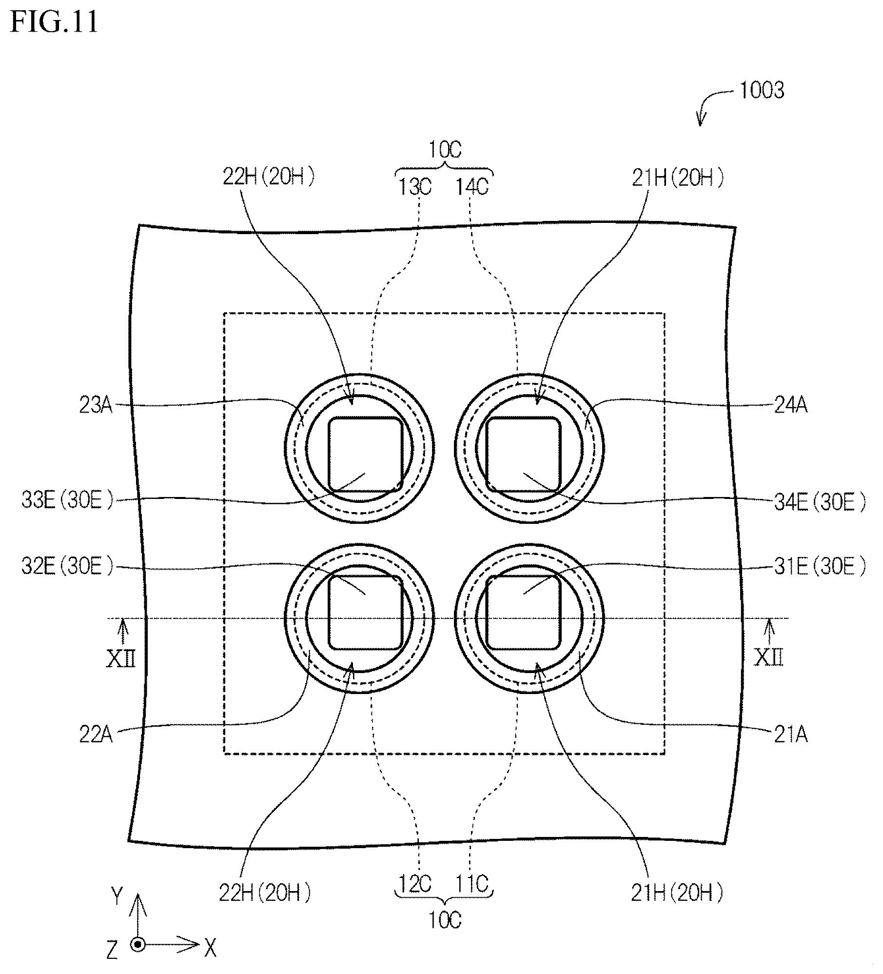 Patent US12306496 Figure 13 – Light-emitting device