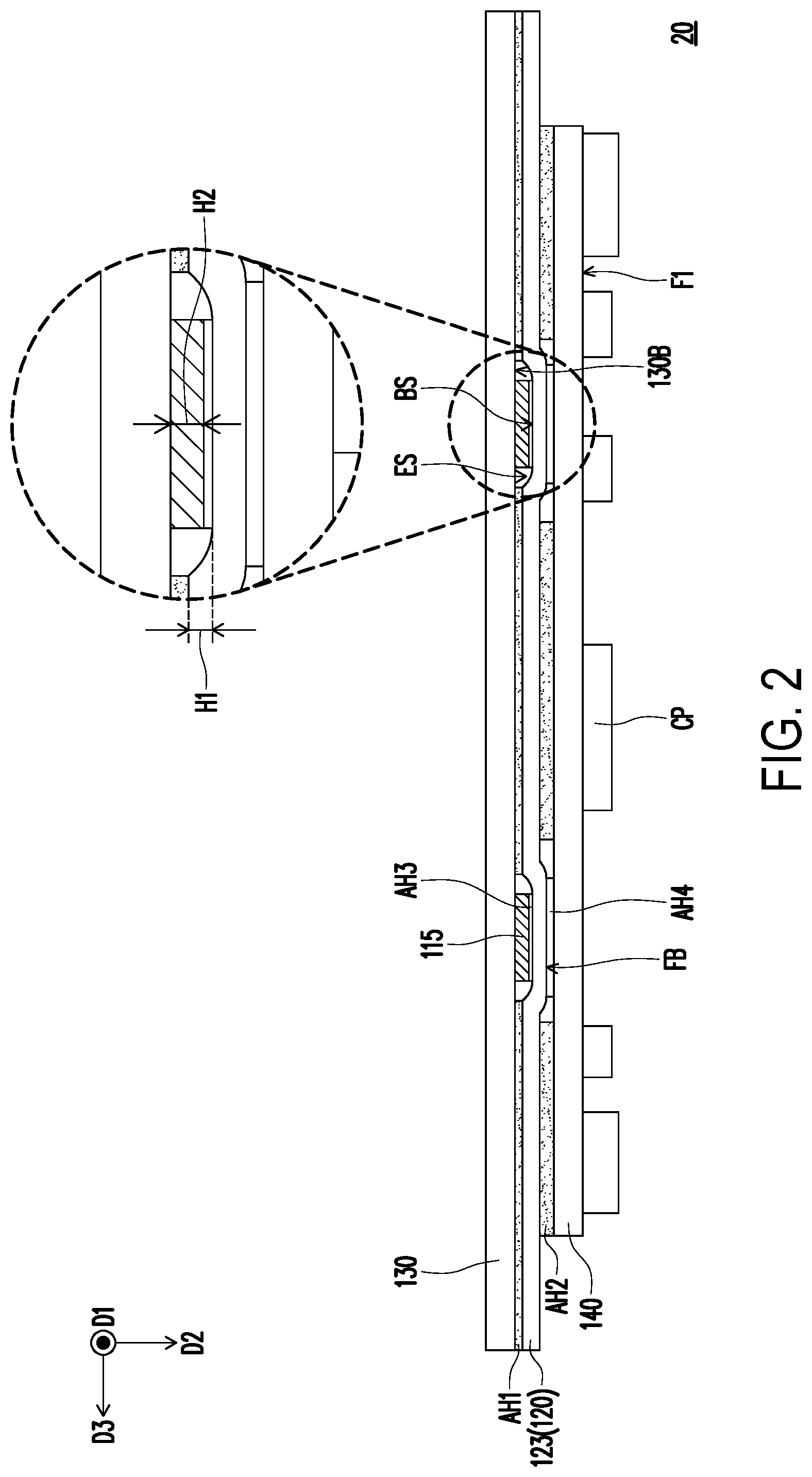 Patent US12306497 Figure 7 – Display device