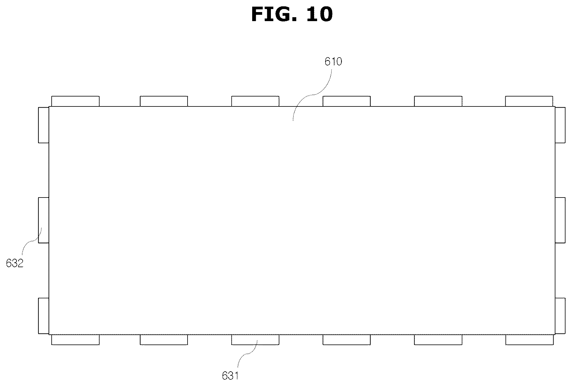 Patent US12306498 Figure 10 – Method of manufacturing bottom chassis and method of manufacturing curved display device, and curved display device using the same