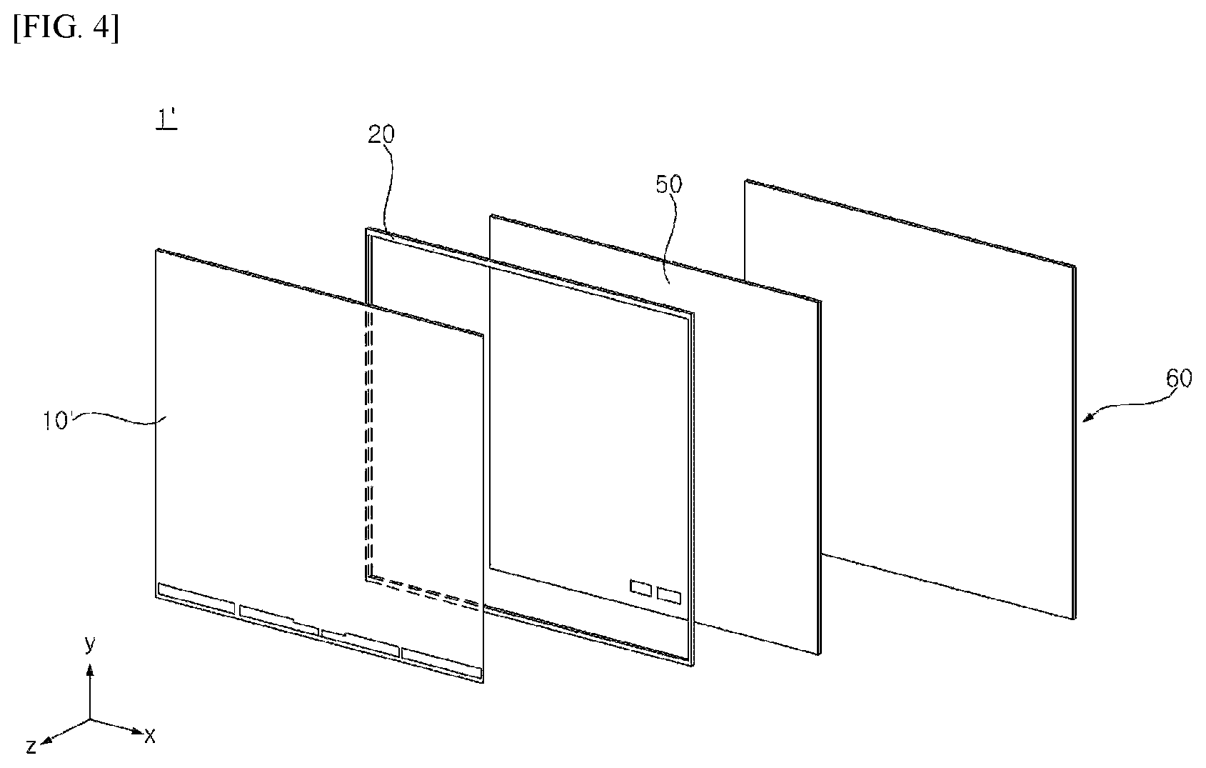 Patent US12306499 Figure 4 – Display device