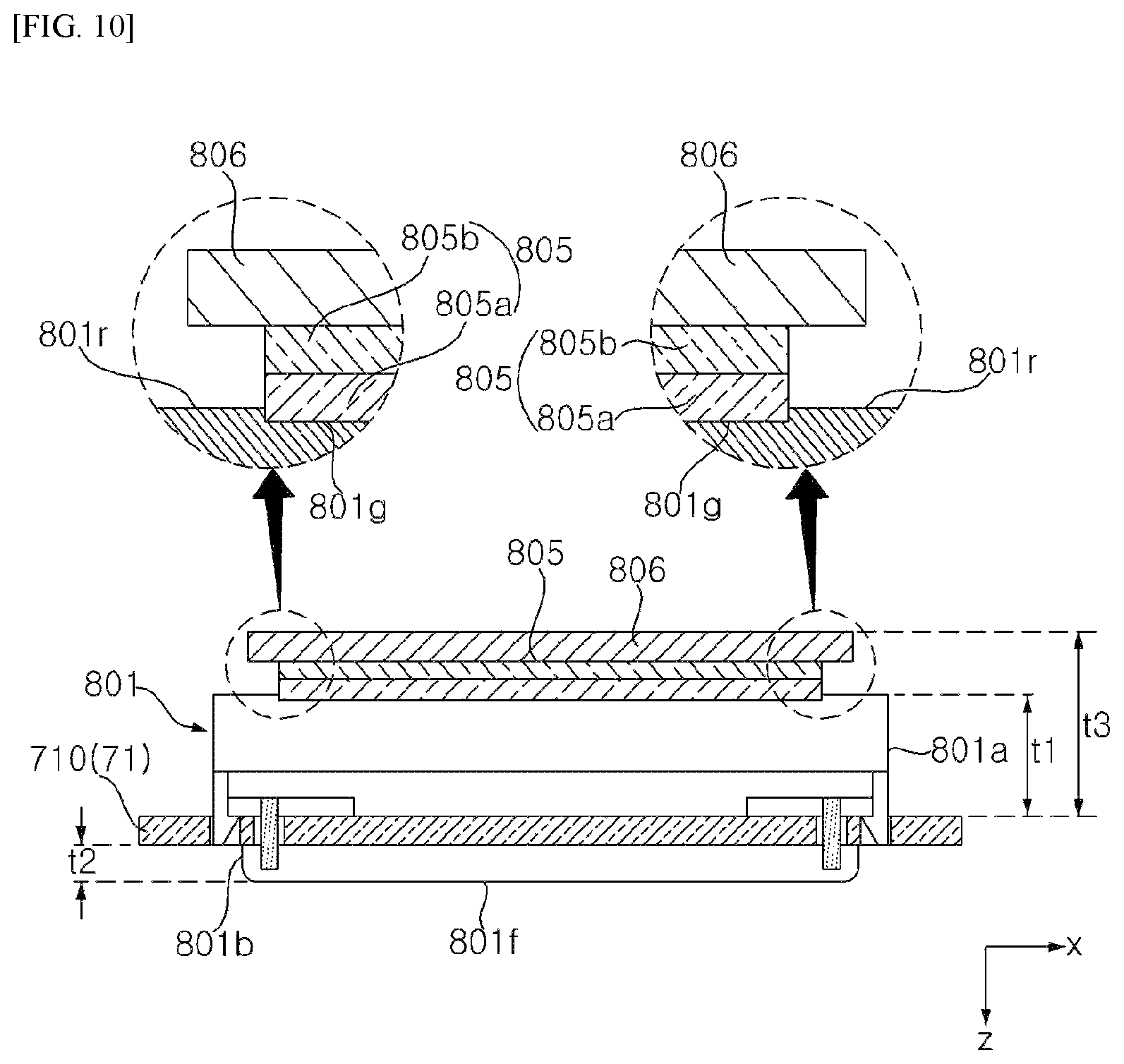 Patent US12306499 Figure 10 – Display device