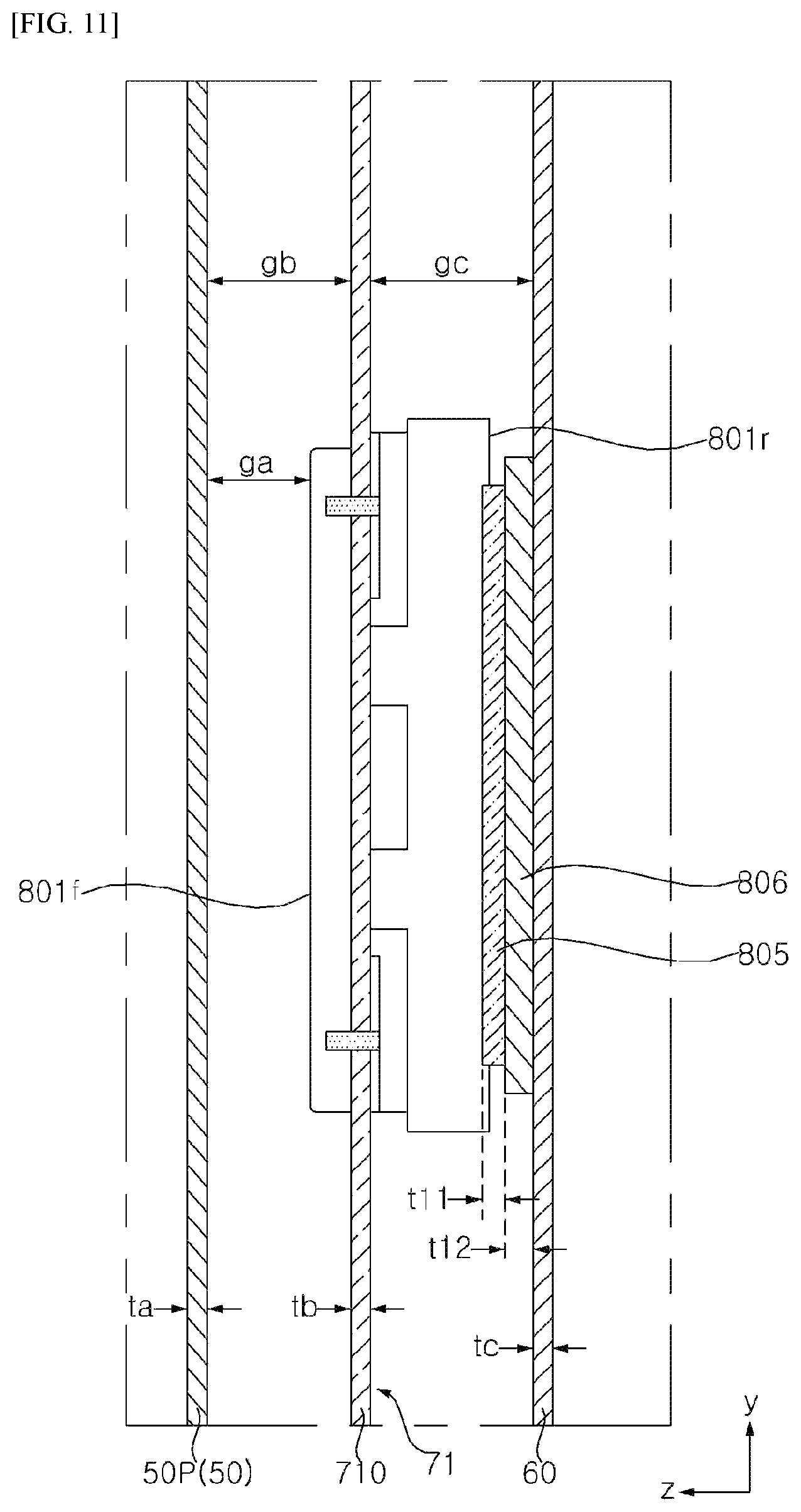 Patent US12306499 Figure 11 – Display device