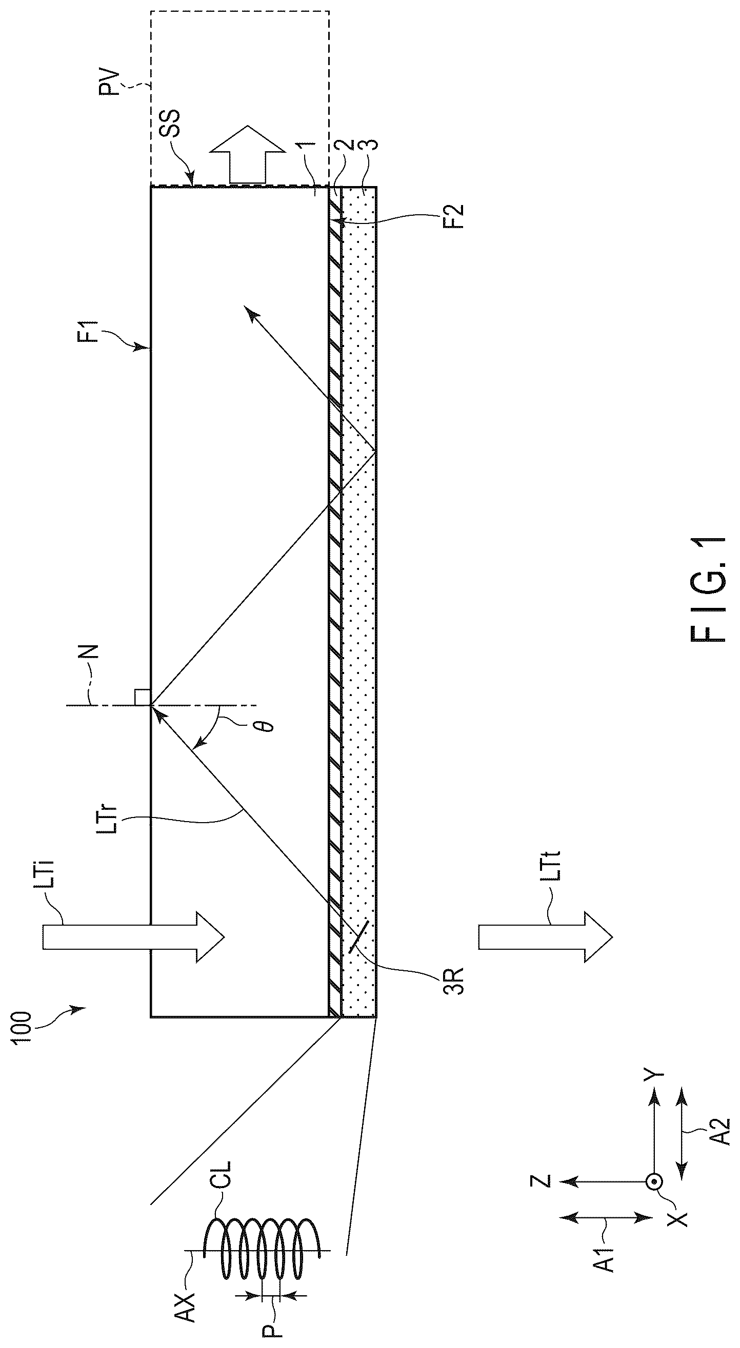 Patent US12306500 Figure 1 – Alignment processing device and manufacturing method of liquid crystal optical element