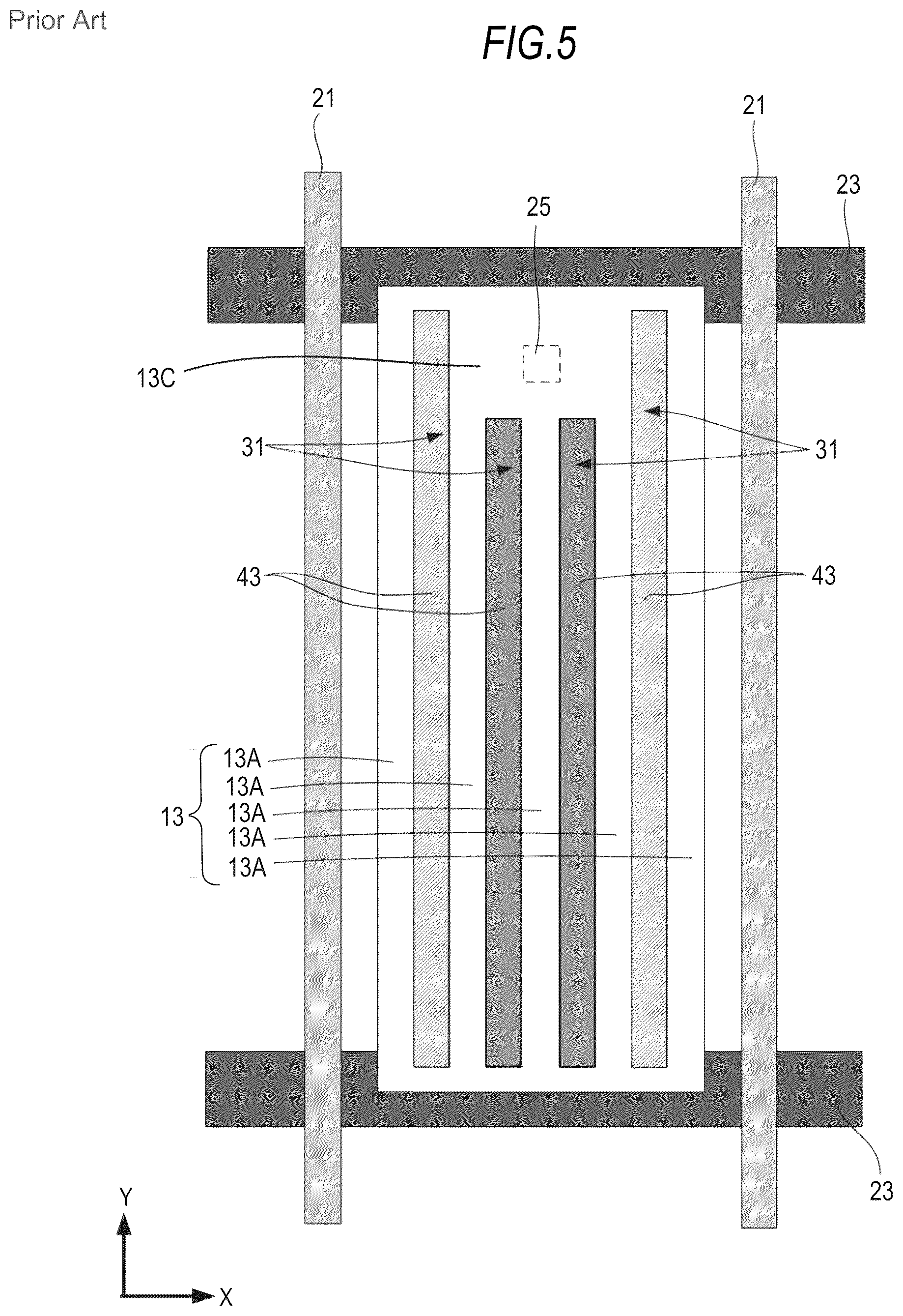 Patent US12306502 Figure 5 – Display device