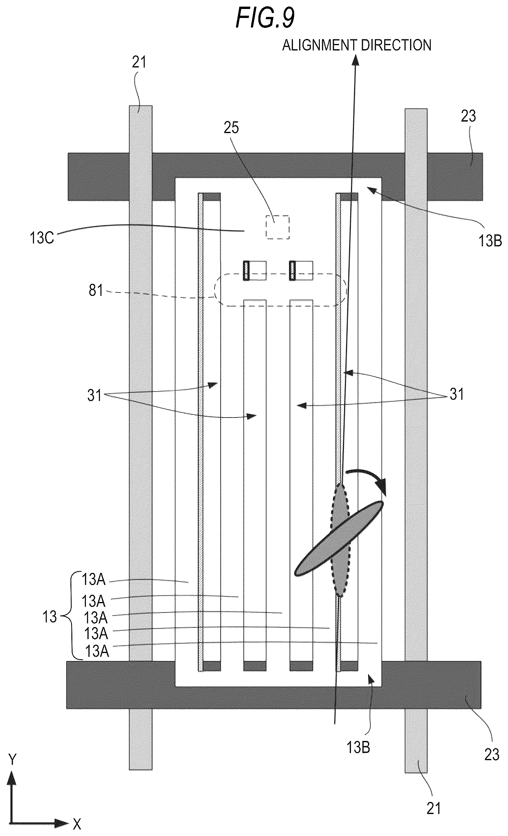 Patent US12306502 Figure 9 – Display device