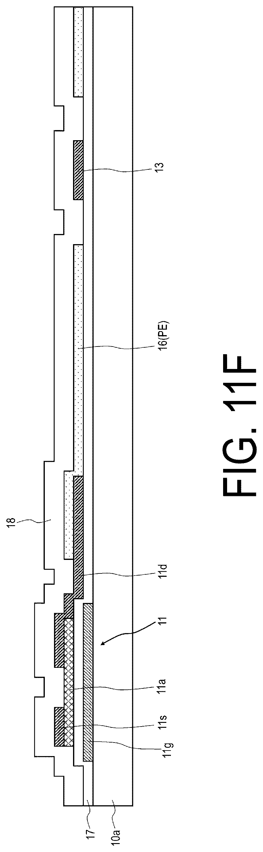 Patent US12306503 Figure 16 – Liquid crystal display device comprising electrodes each having a plurality of slits that form an acute angle with a short side of the electrodes