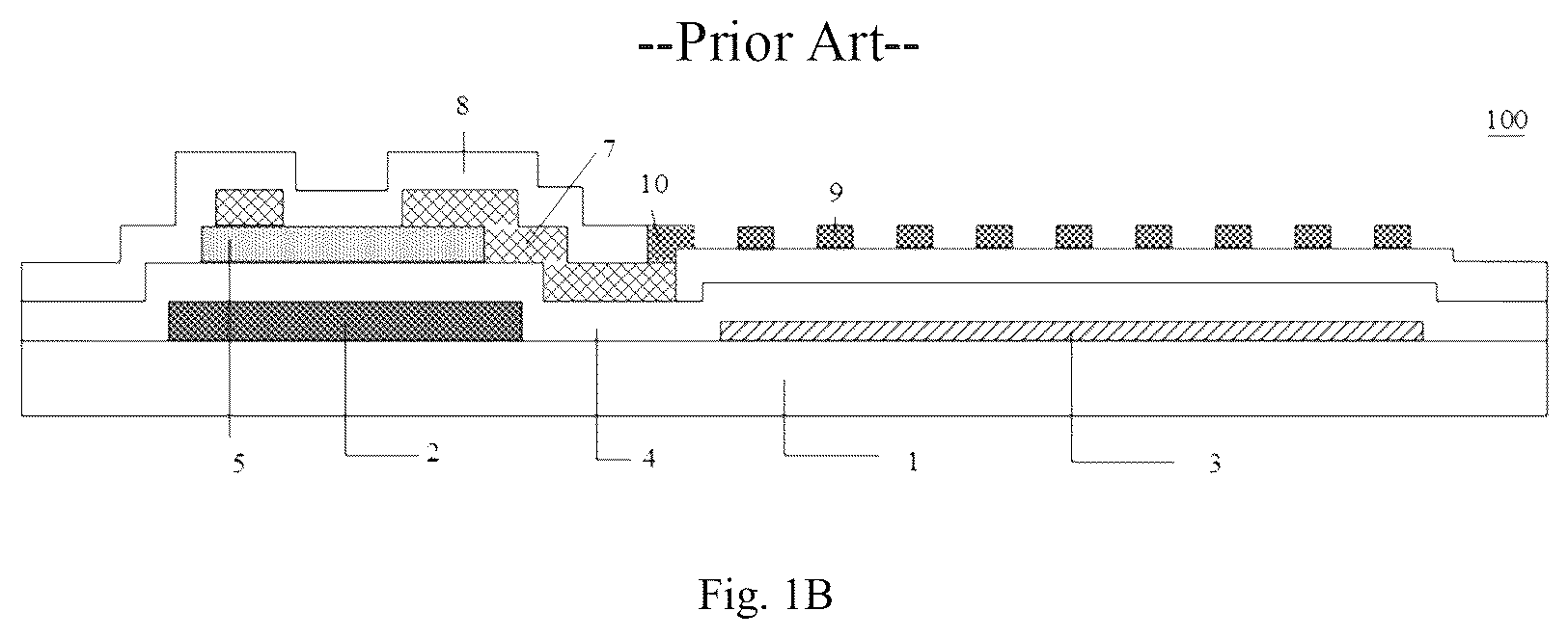 Patent US12306505 Figure 2 – Array substrate comprising first and second auxiliary electrodes, and display device