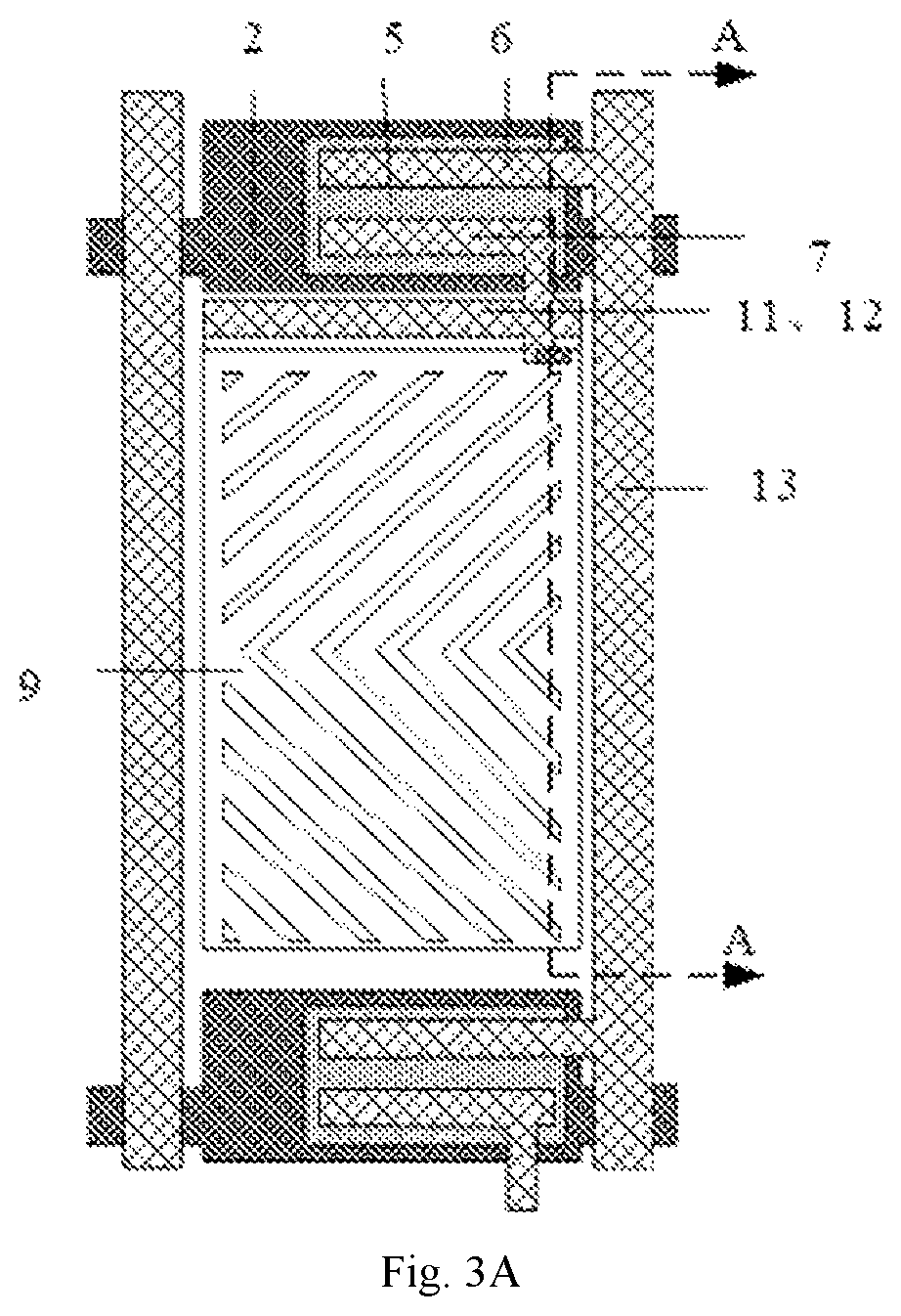 Patent US12306505 Figure 4 – Array substrate comprising first and second auxiliary electrodes, and display device