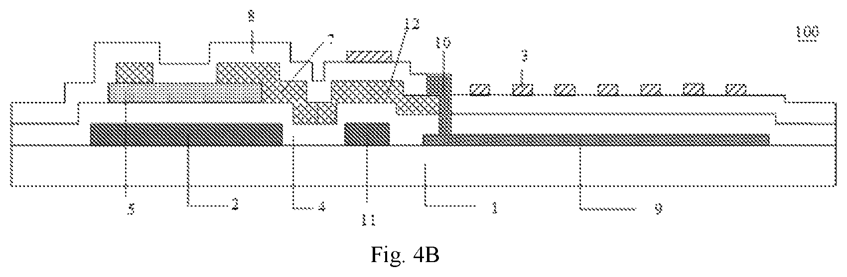 Patent US12306505 Figure 7 – Array substrate comprising first and second auxiliary electrodes, and display device