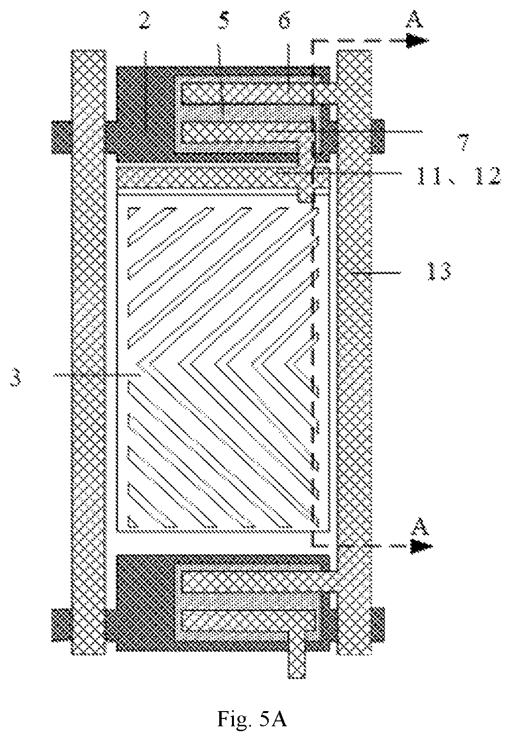 Patent US12306505 Figure 8 – Array substrate comprising first and second auxiliary electrodes, and display device