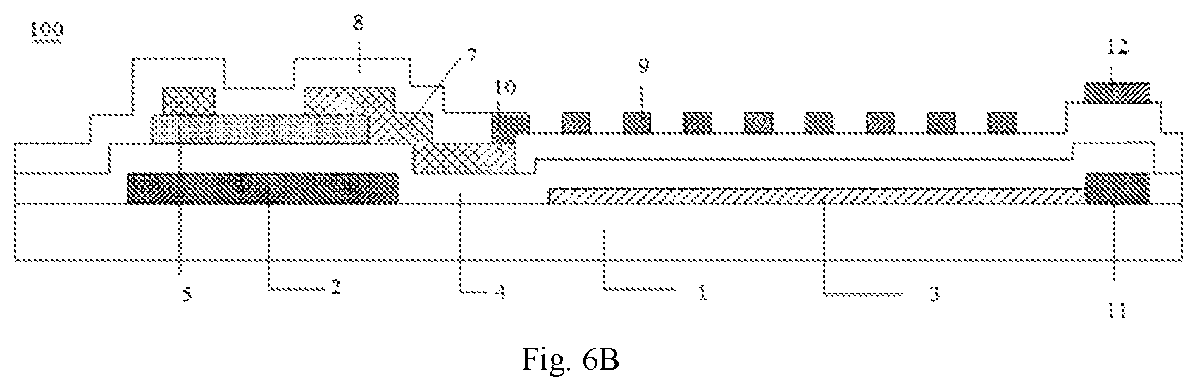 Patent US12306505 Figure 11 – Array substrate comprising first and second auxiliary electrodes, and display device