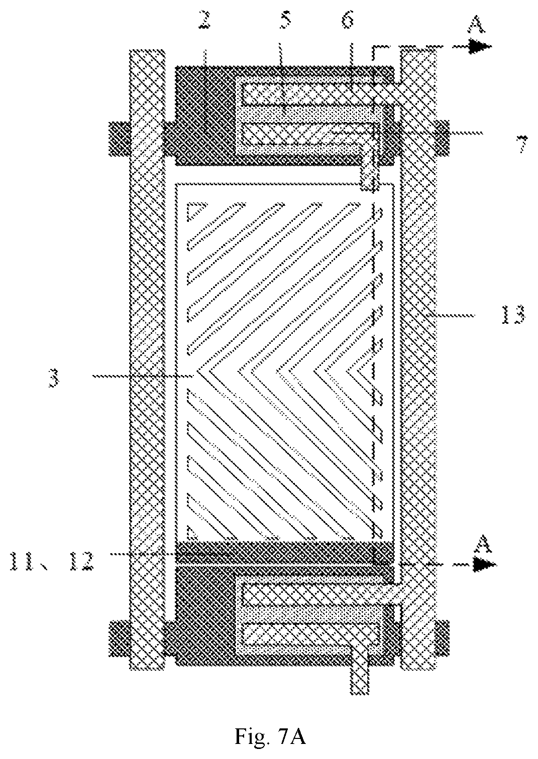 Patent US12306505 Figure 12 – Array substrate comprising first and second auxiliary electrodes, and display device
