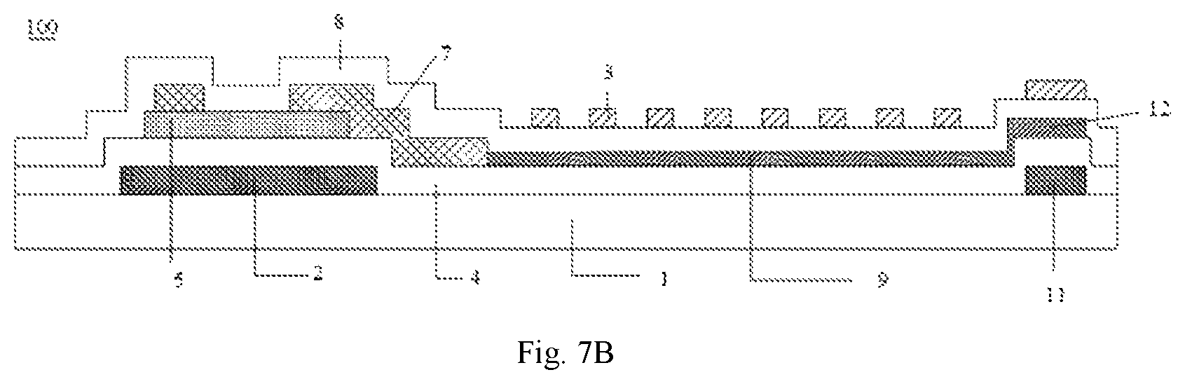Patent US12306505 Figure 13 – Array substrate comprising first and second auxiliary electrodes, and display device