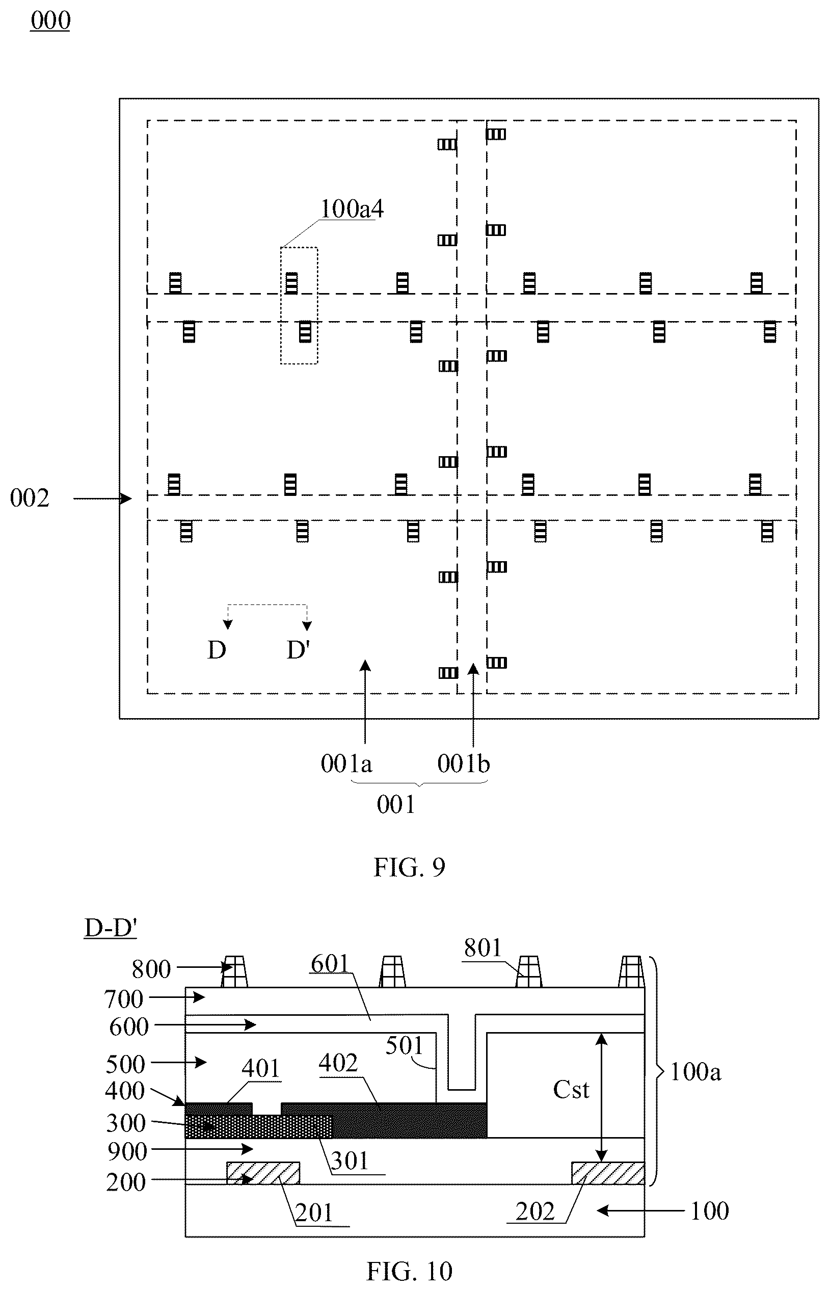 Patent US12306506 Figure 5 – Array substrate and liquid crystal panel