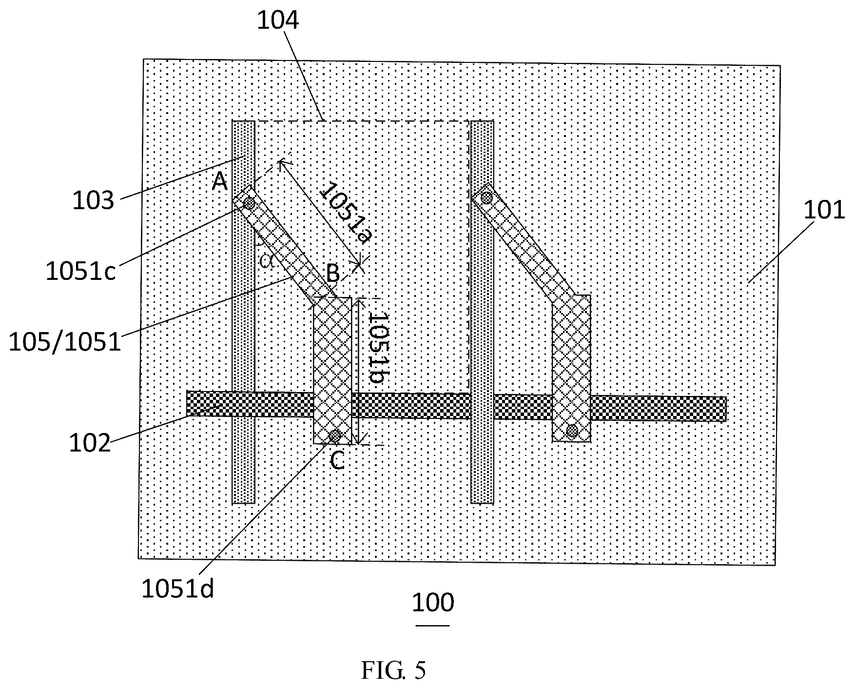 Patent US12306509 Figure 3 – Array substrate and display panel