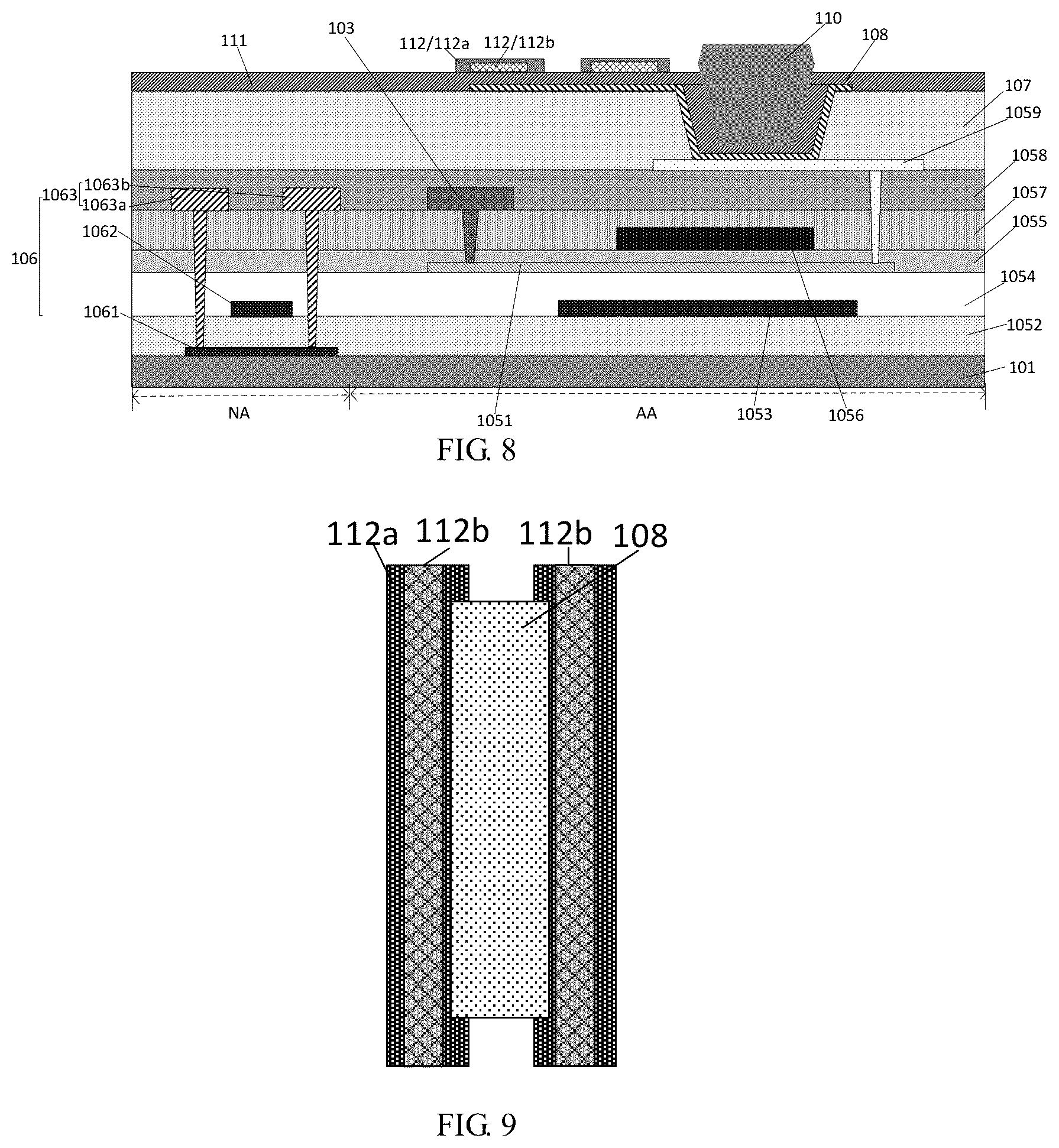 Patent US12306509 Figure 5 – Array substrate and display panel