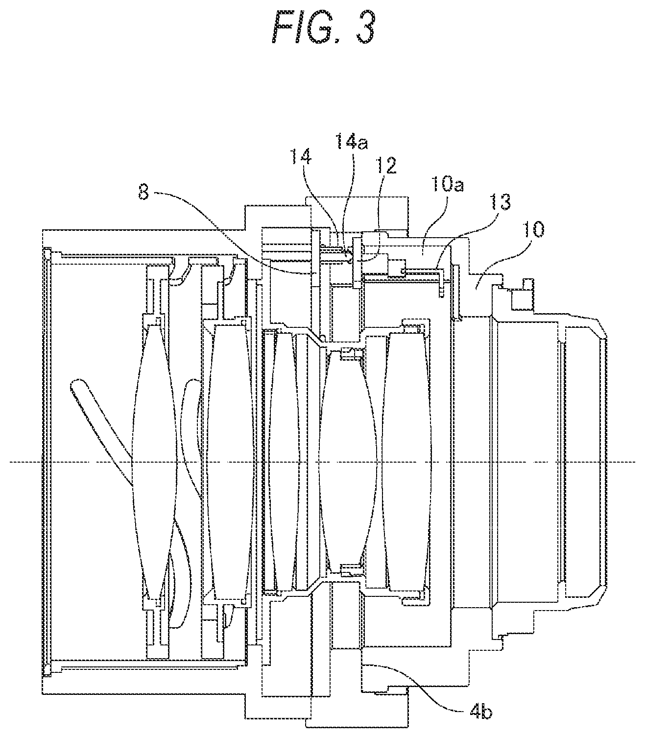 Patent US12306515 Figure 3 – Lens apparatus and image pickup apparatus