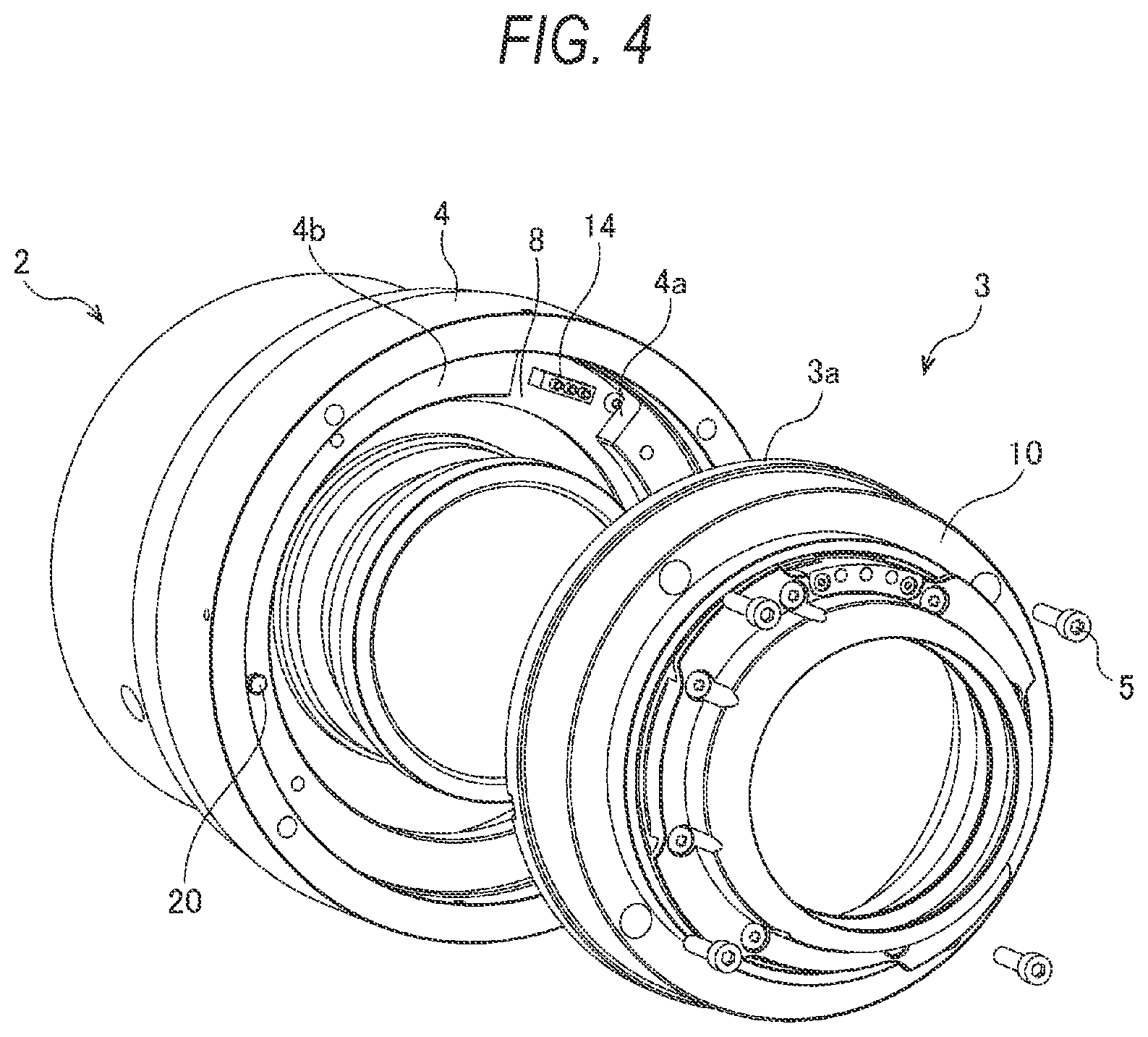 Patent US12306515 Figure 4 – Lens apparatus and image pickup apparatus