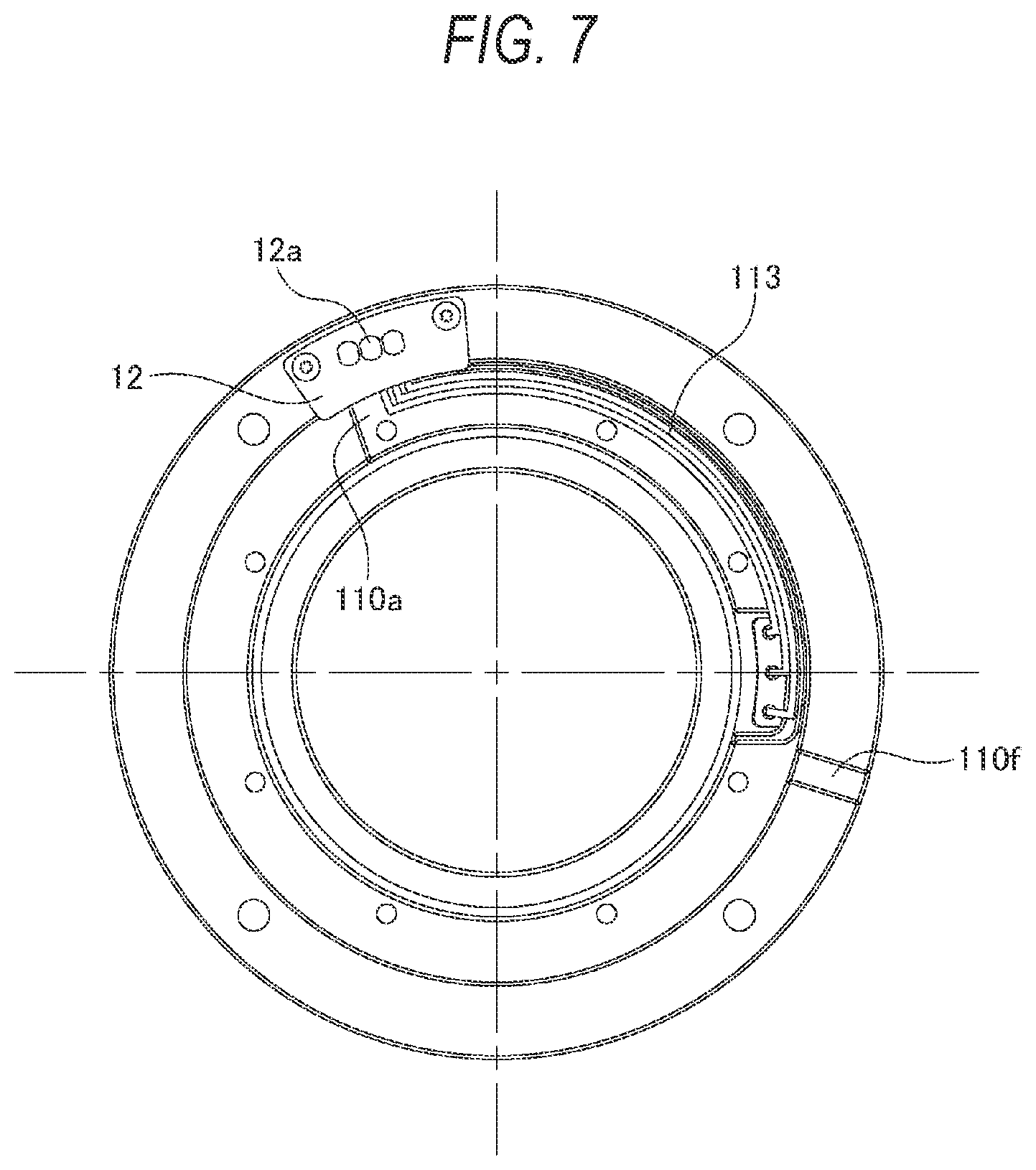 Patent US12306515 Figure 7 – Lens apparatus and image pickup apparatus