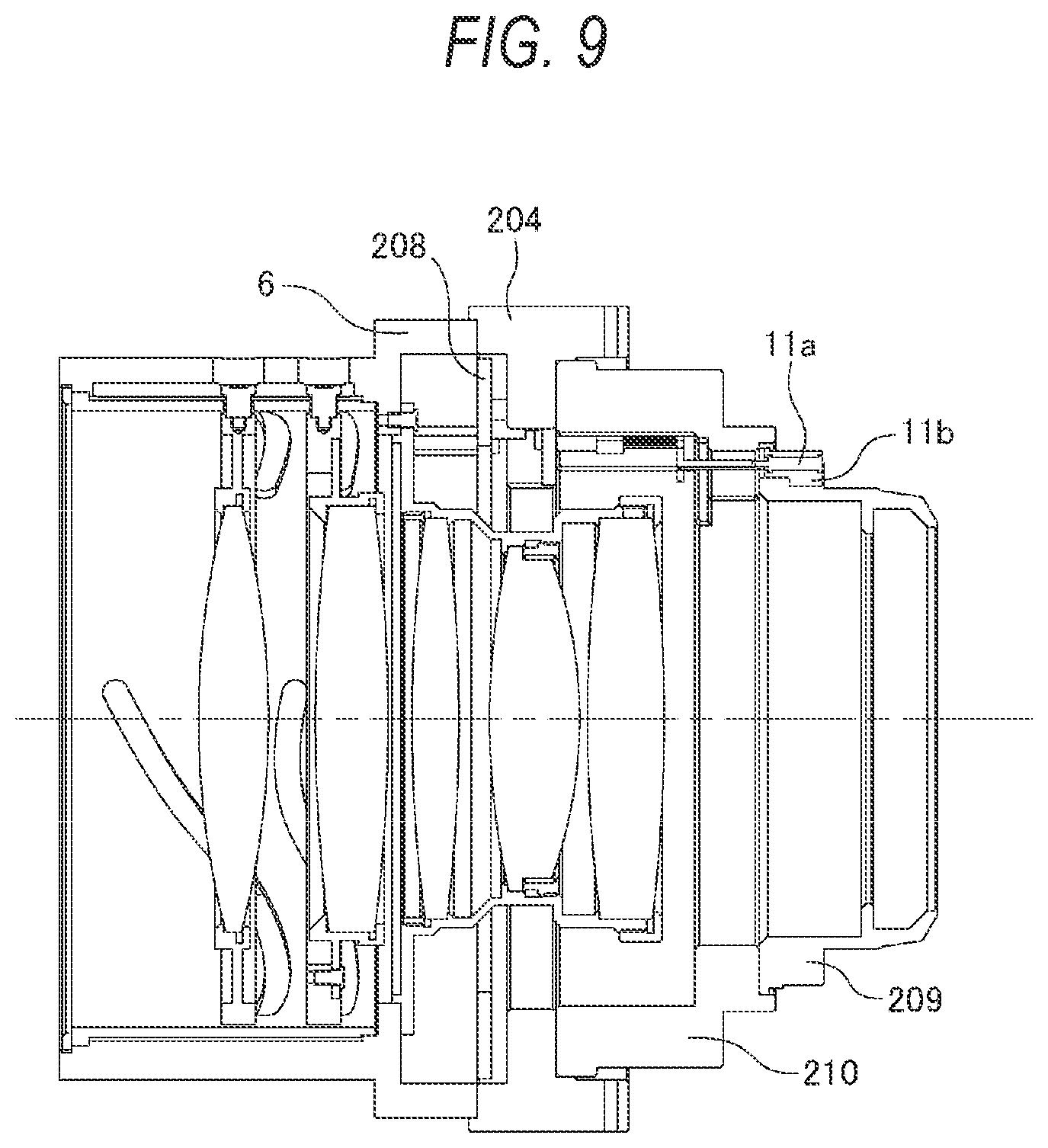Patent US12306515 Figure 9 – Lens apparatus and image pickup apparatus